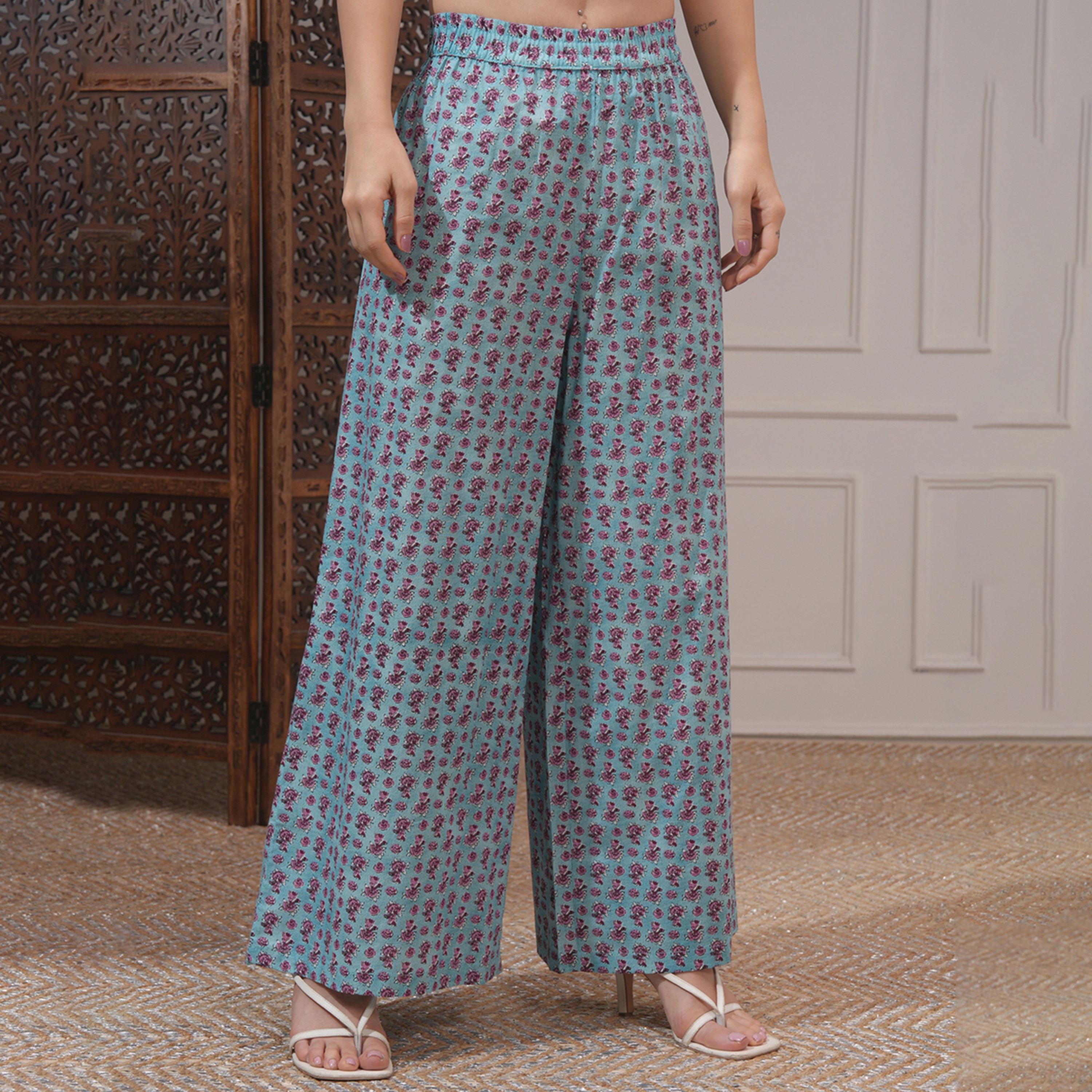 فيشود × ستايلي - طقم تونيك مطبوع من القطن الخالص مع بنطال-women-clothing-coordsets-image-6