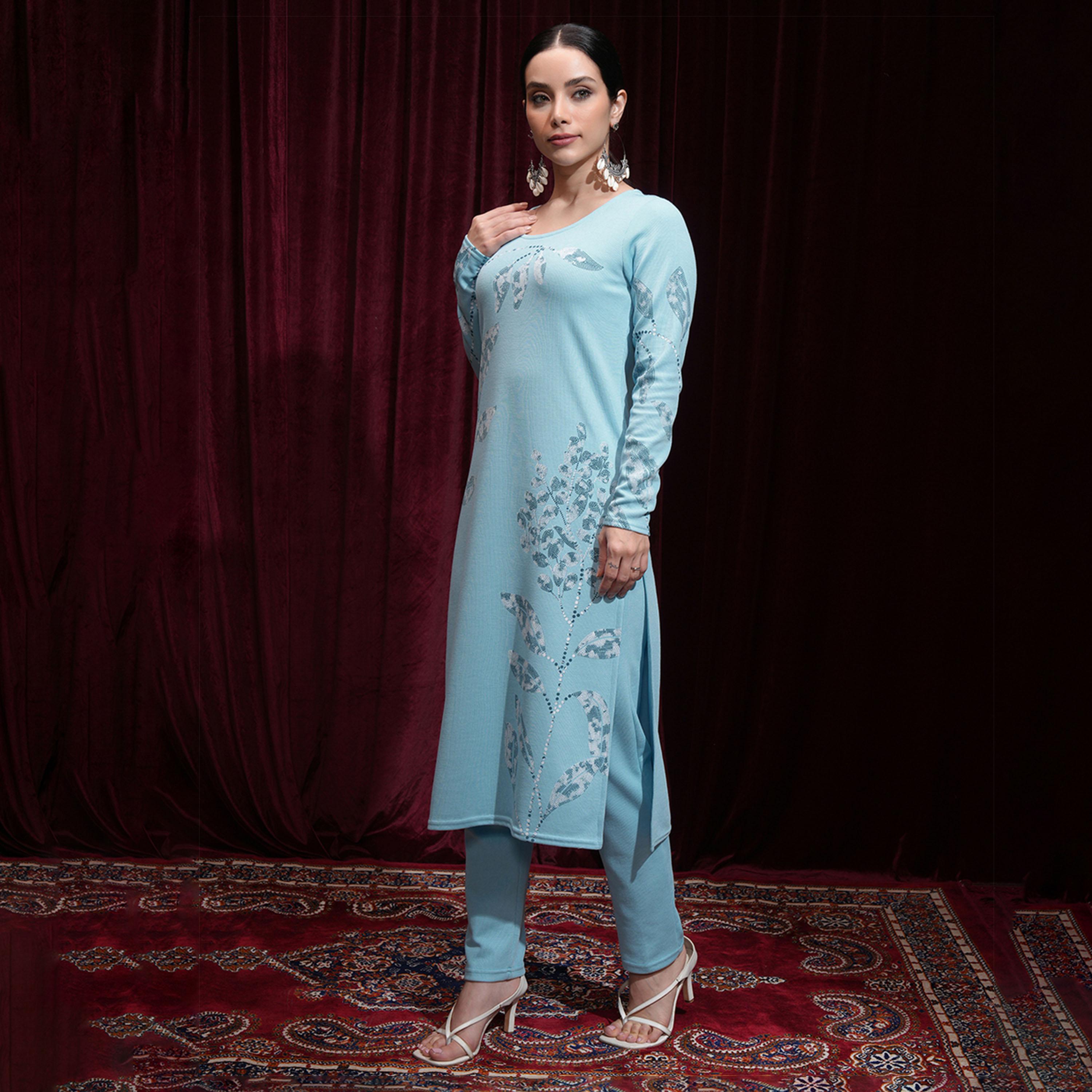 Vishudh X Styli Women Ethnic Motifs Printed Kurta-women-clothing-ethnicwear-kurtas-image-2