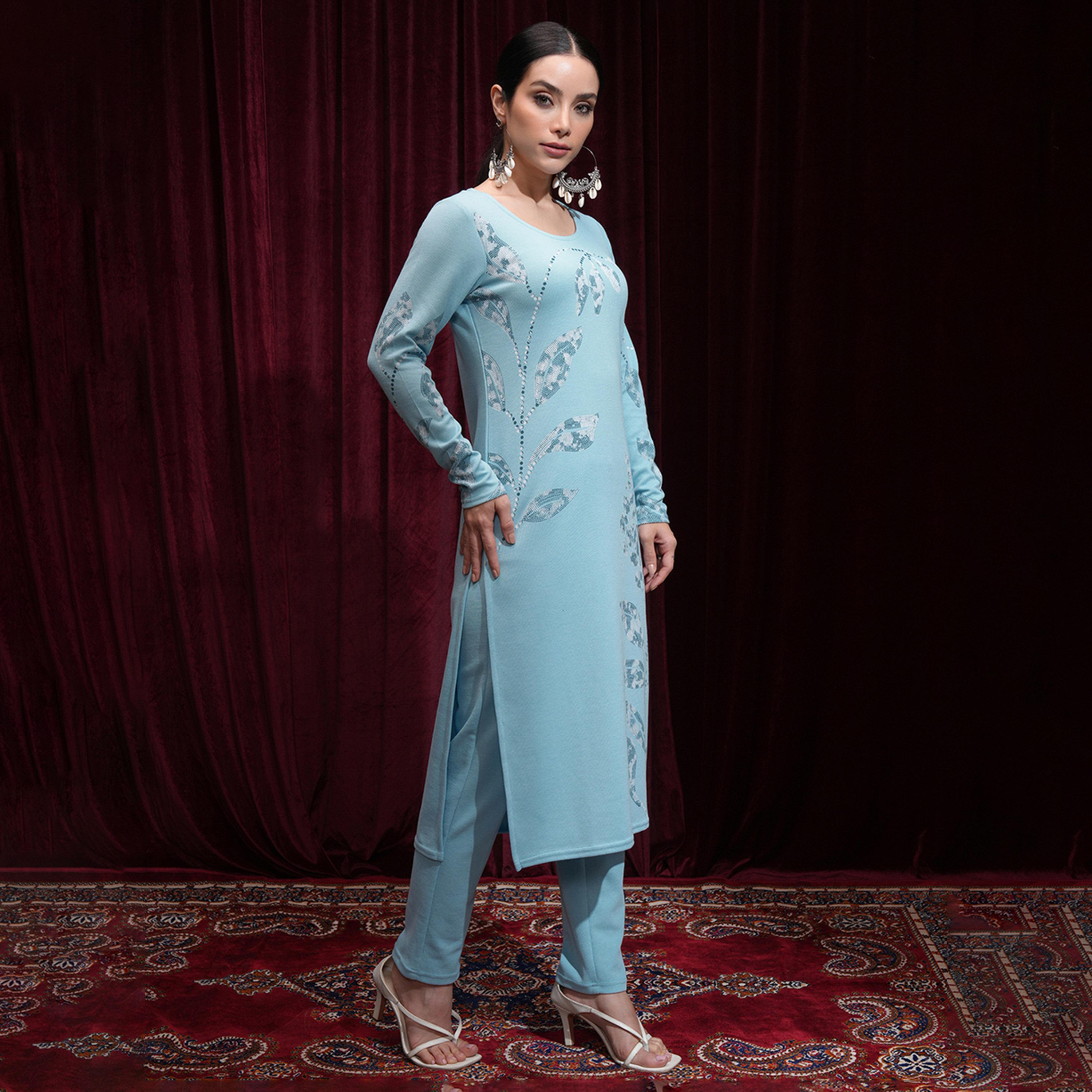 Vishudh X Styli Women Ethnic Motifs Printed Kurta-women-clothing-ethnicwear-kurtas-image-4