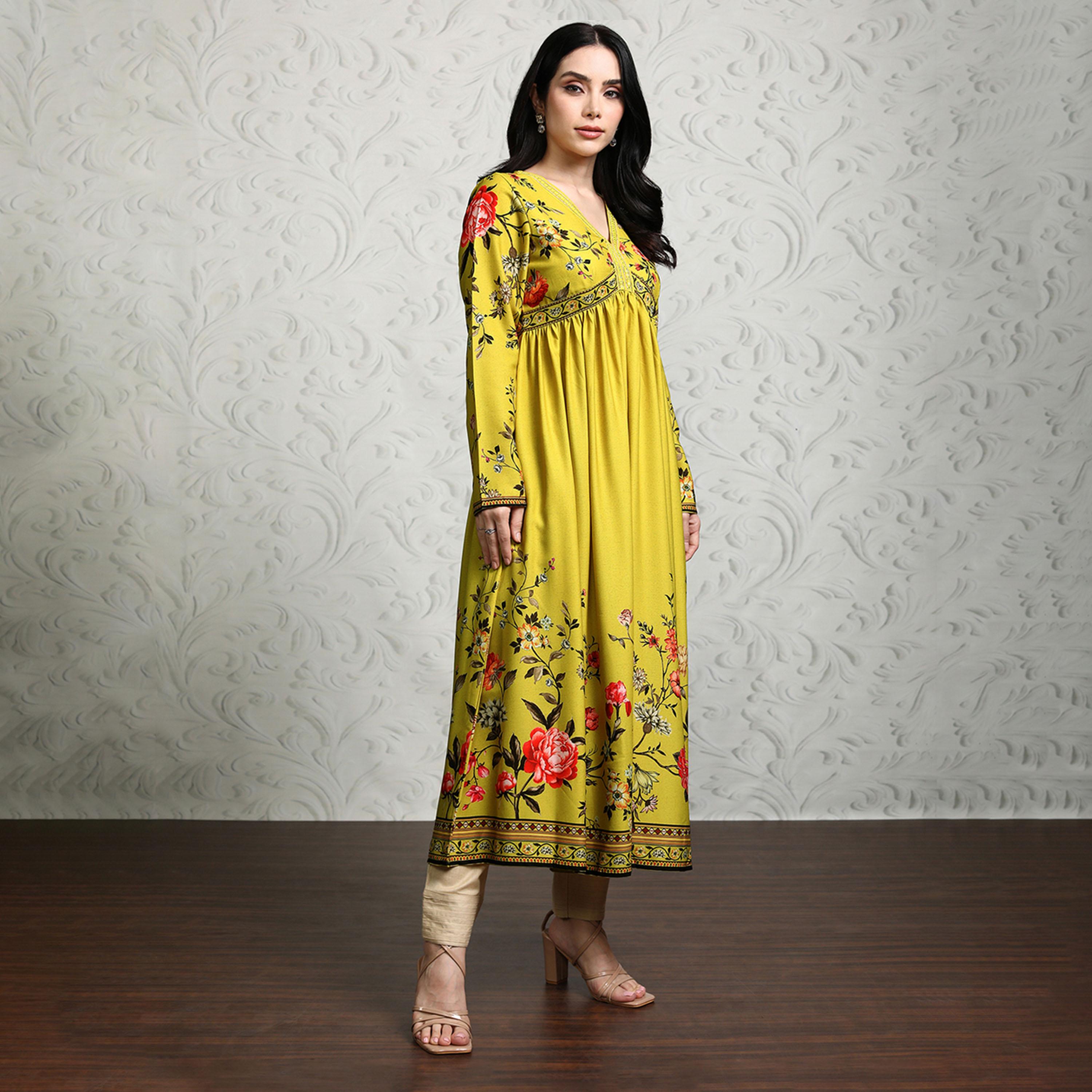 Vishudh X Styli Women Floral Printed Anarkali Kurta-women-clothing-ethnicwear-kurtas-image-6