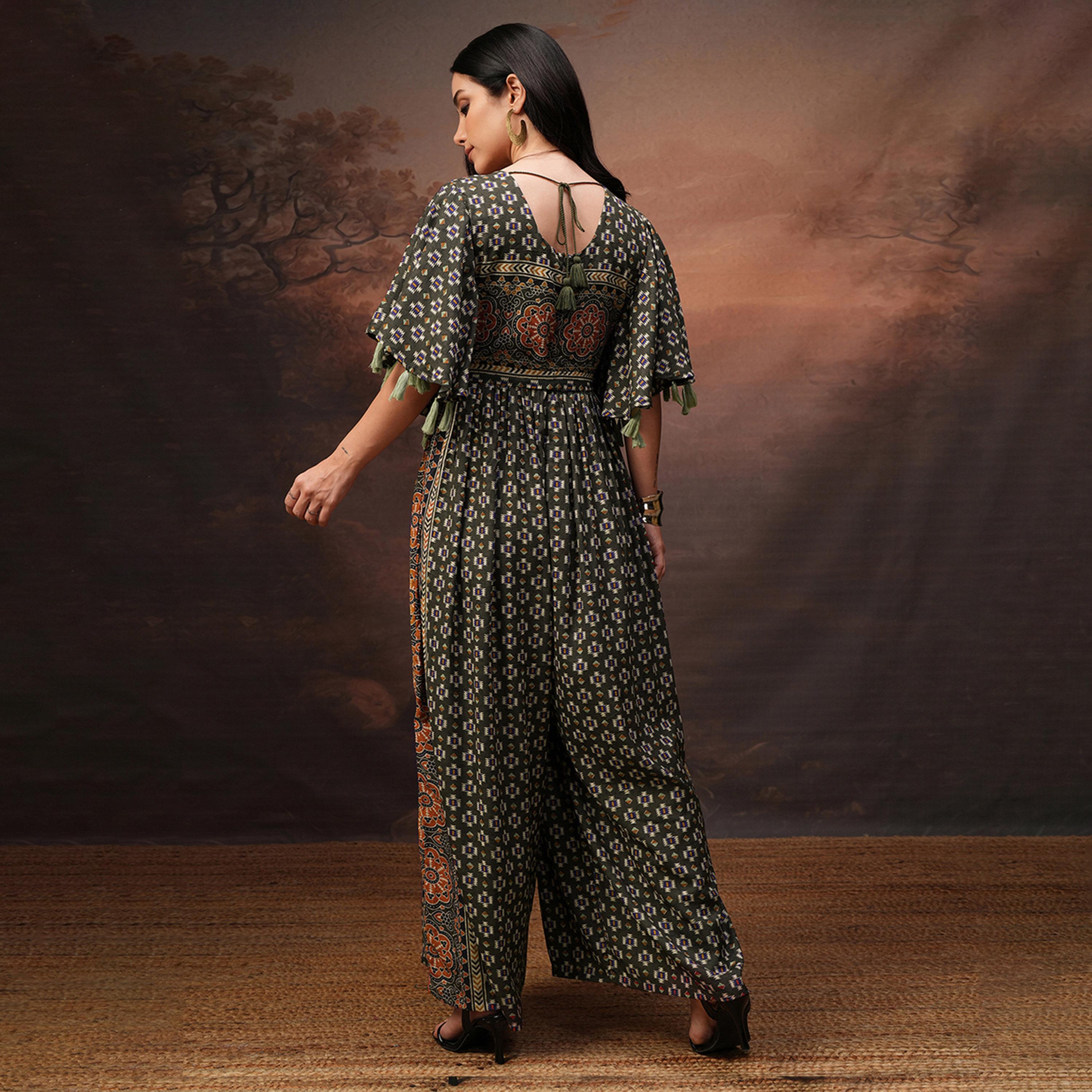 فيشود × ستايلي - جمبسوت نسائي أساسي مطبوع-women-clothing-jumpsuits-image-3