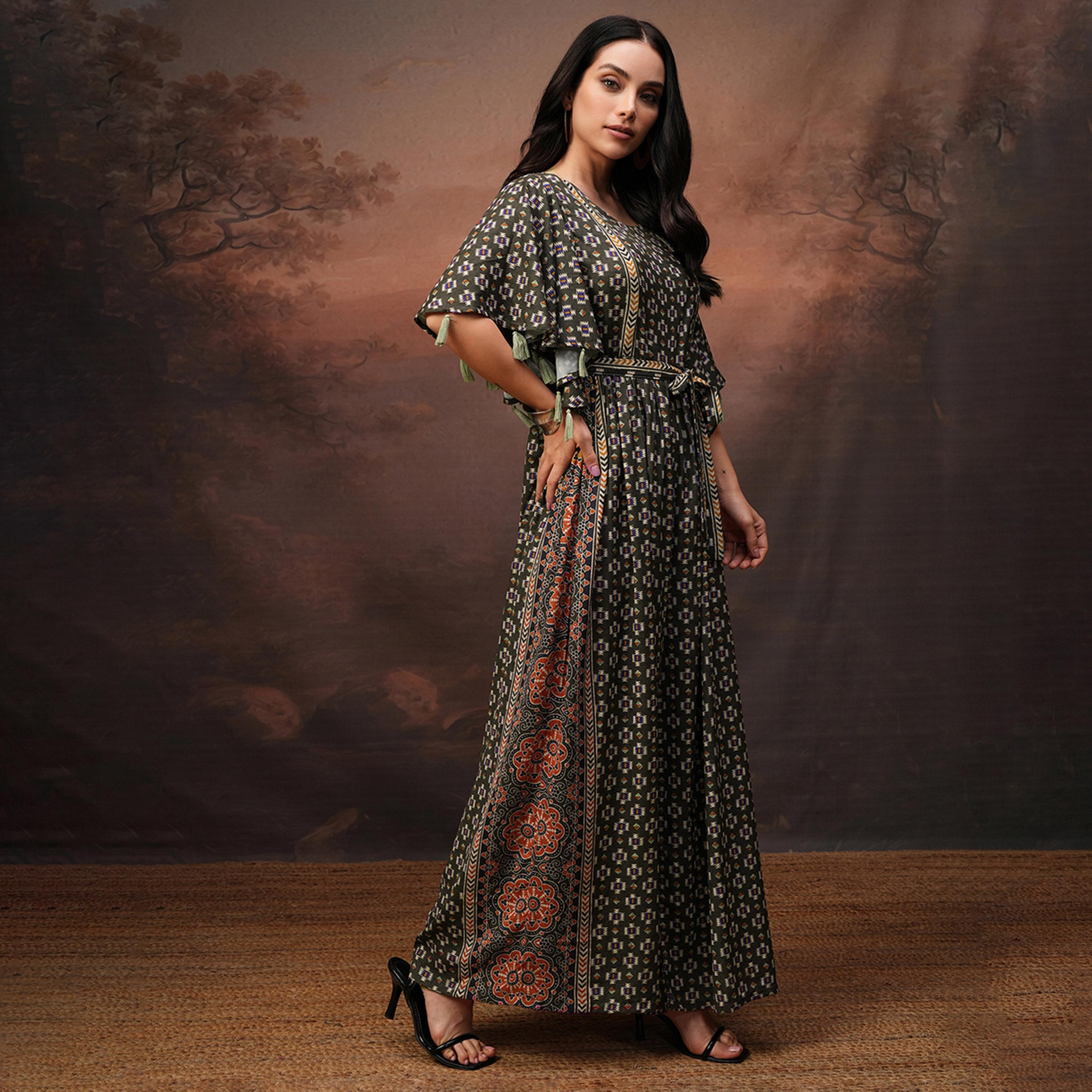 فيشود × ستايلي - جمبسوت نسائي أساسي مطبوع-women-clothing-jumpsuits-image-2