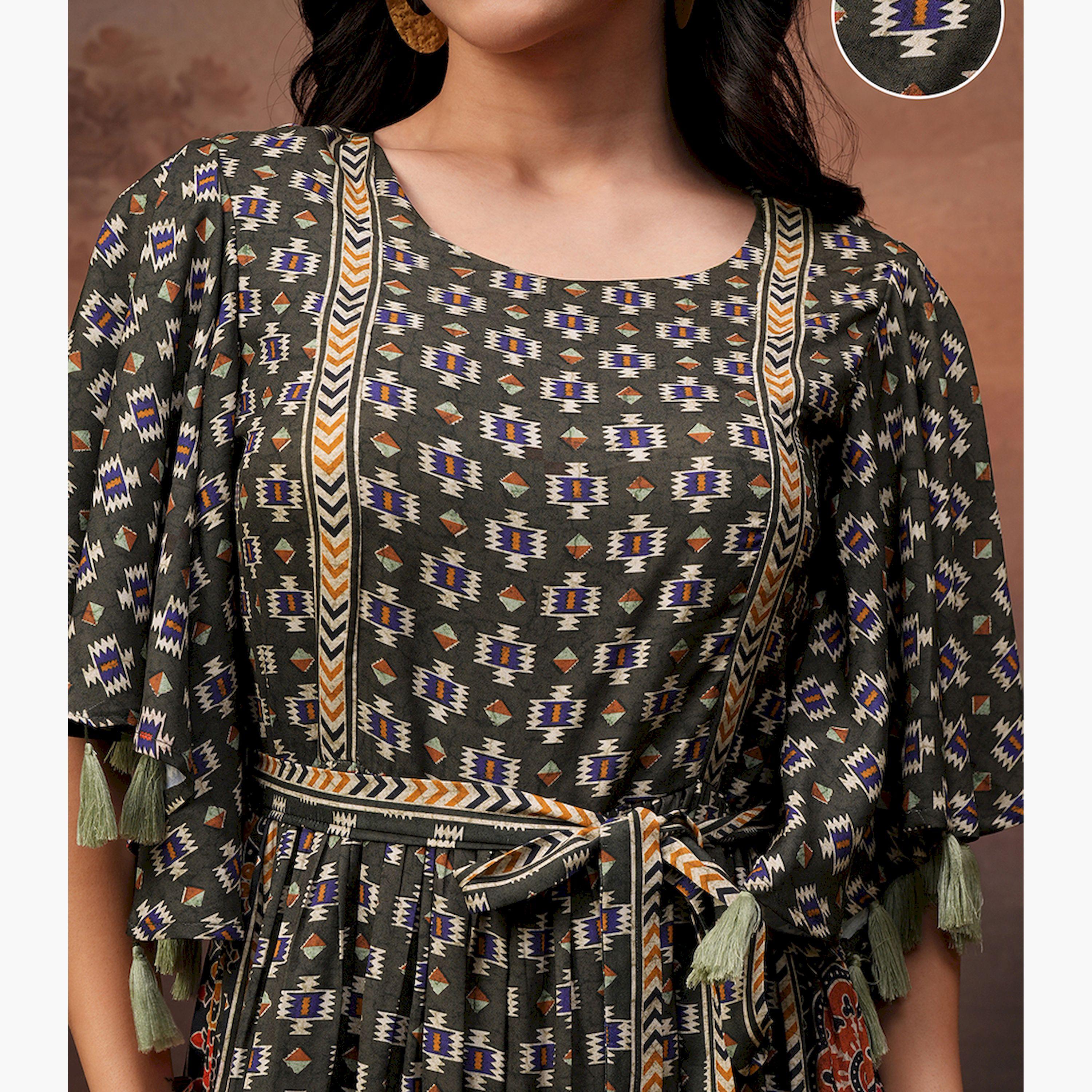 فيشود × ستايلي - جمبسوت نسائي أساسي مطبوع-women-clothing-jumpsuits-image-1