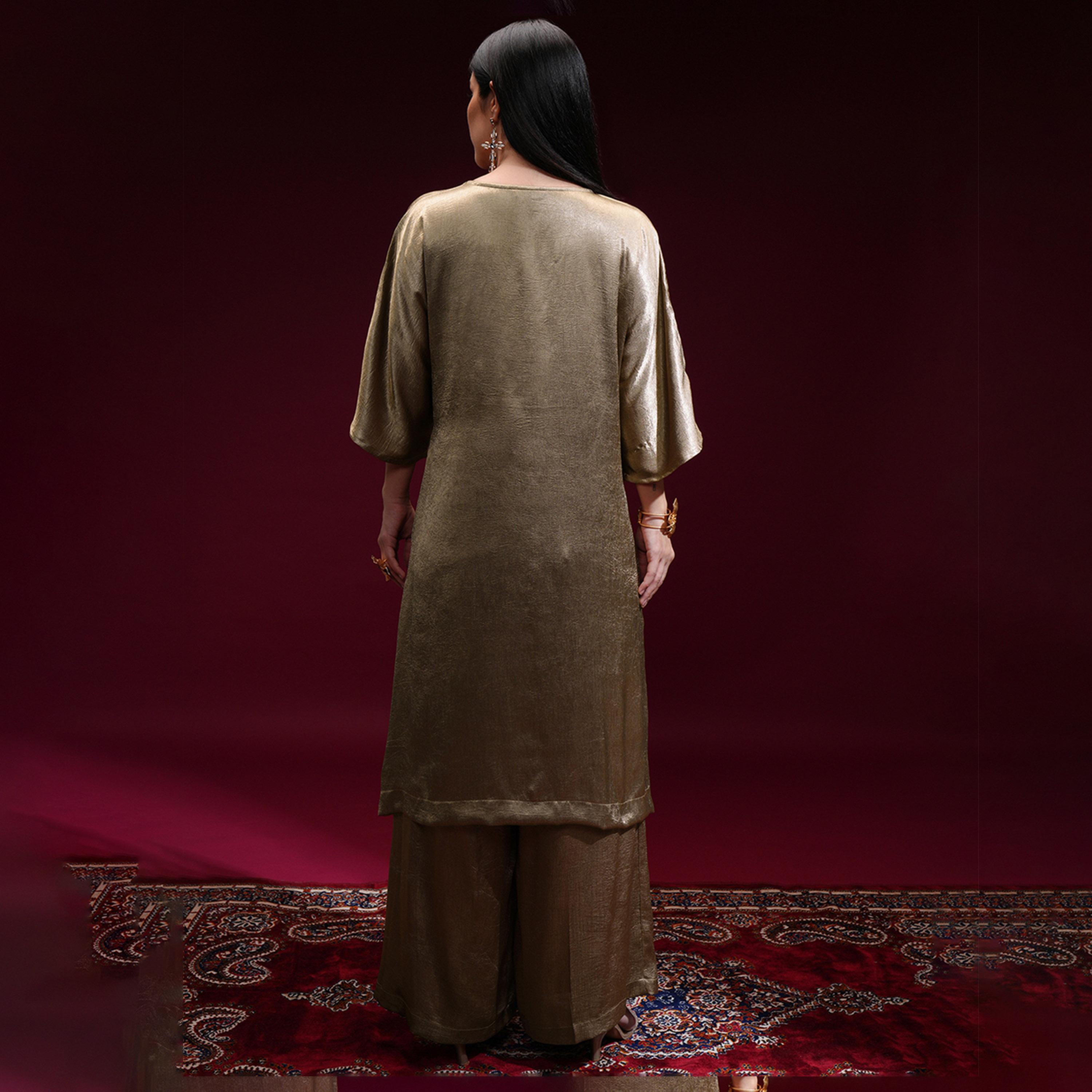 Vishudh X Styli Round Neck Tunic with Palazzos-women-clothing-coordsets-image-3