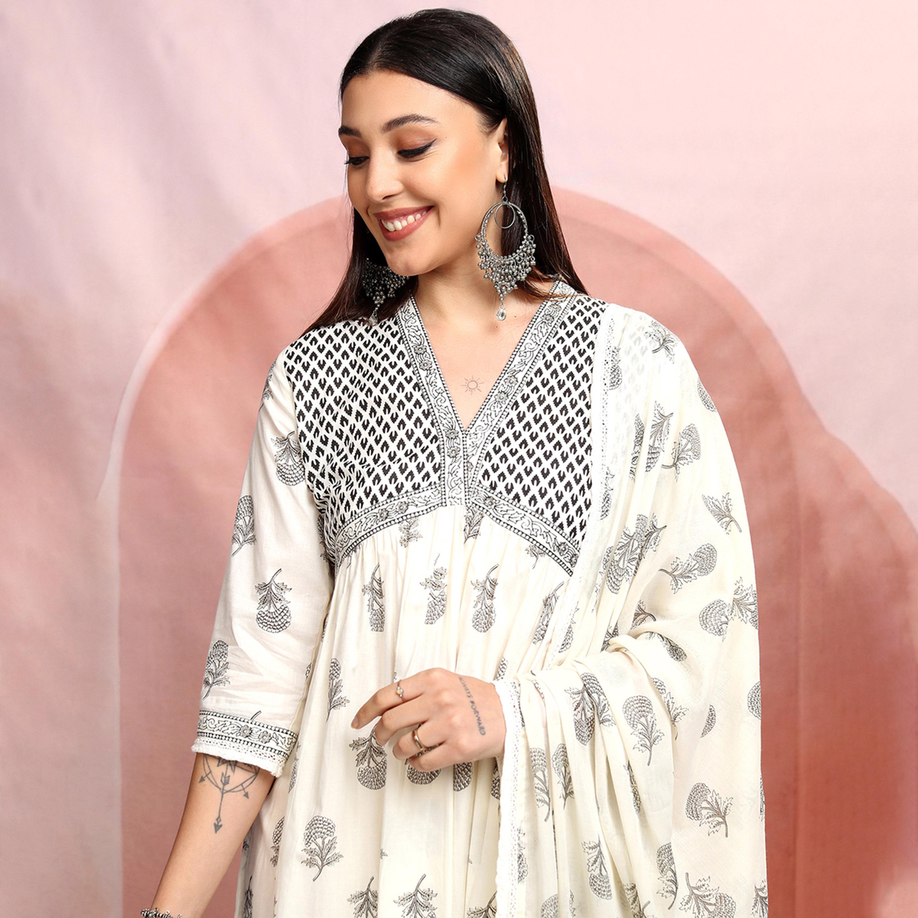 Vishudh X Styli Printed Cotton Kurta Set-women-clothing-ethnicwear-kurtasets-image-2