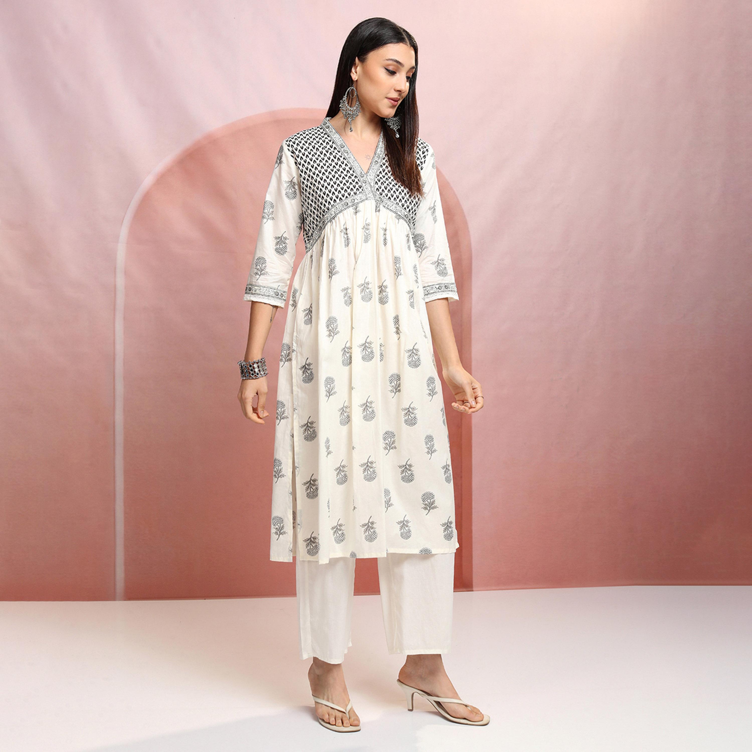 Vishudh X Styli Printed Cotton Kurta Set-women-clothing-ethnicwear-kurtasets-image-6