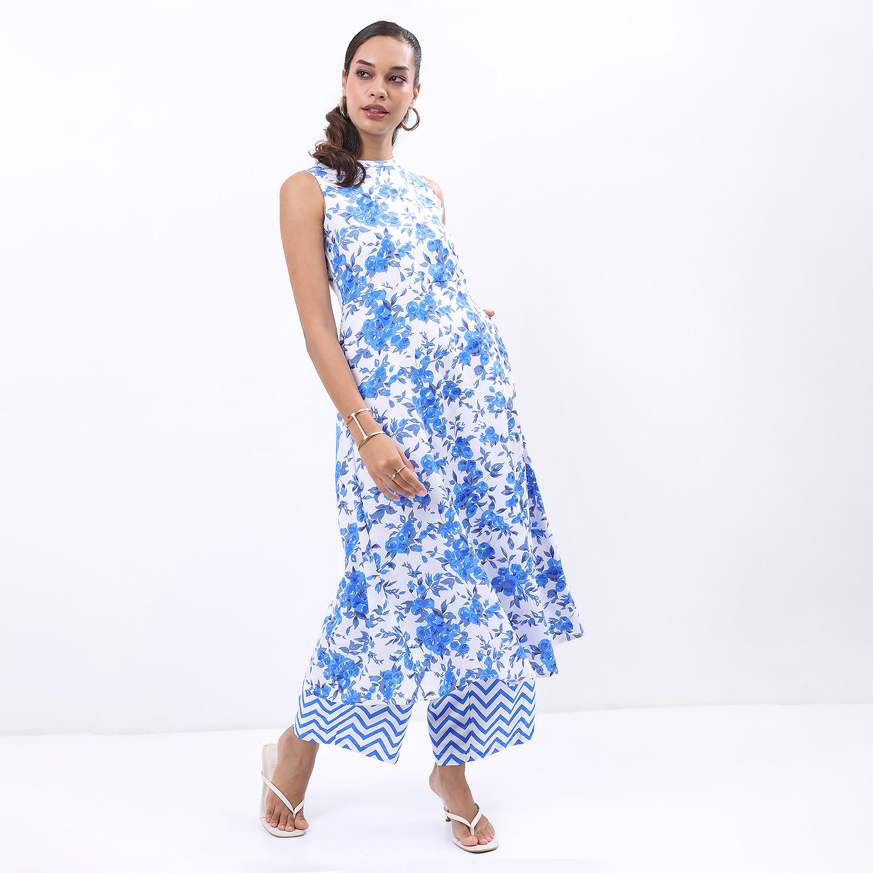 Vishudh X Styli Floral Printed A-Line Regular Kurta with Palazzos-women-clothing-ethnicwear-kurtasets-image-6