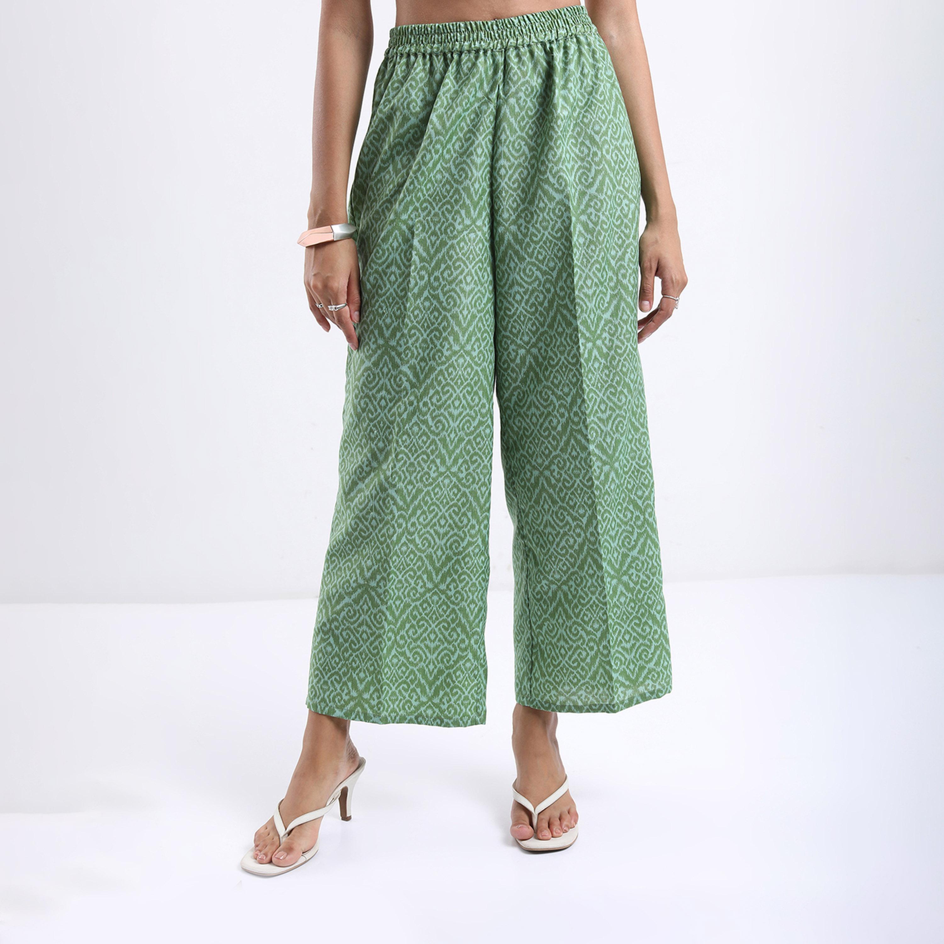 Vishudh X Styli Ethnic Motifs Printed Straight Kurta with Palazzos-women-clothing-ethnicwear-kurtasets-image-6