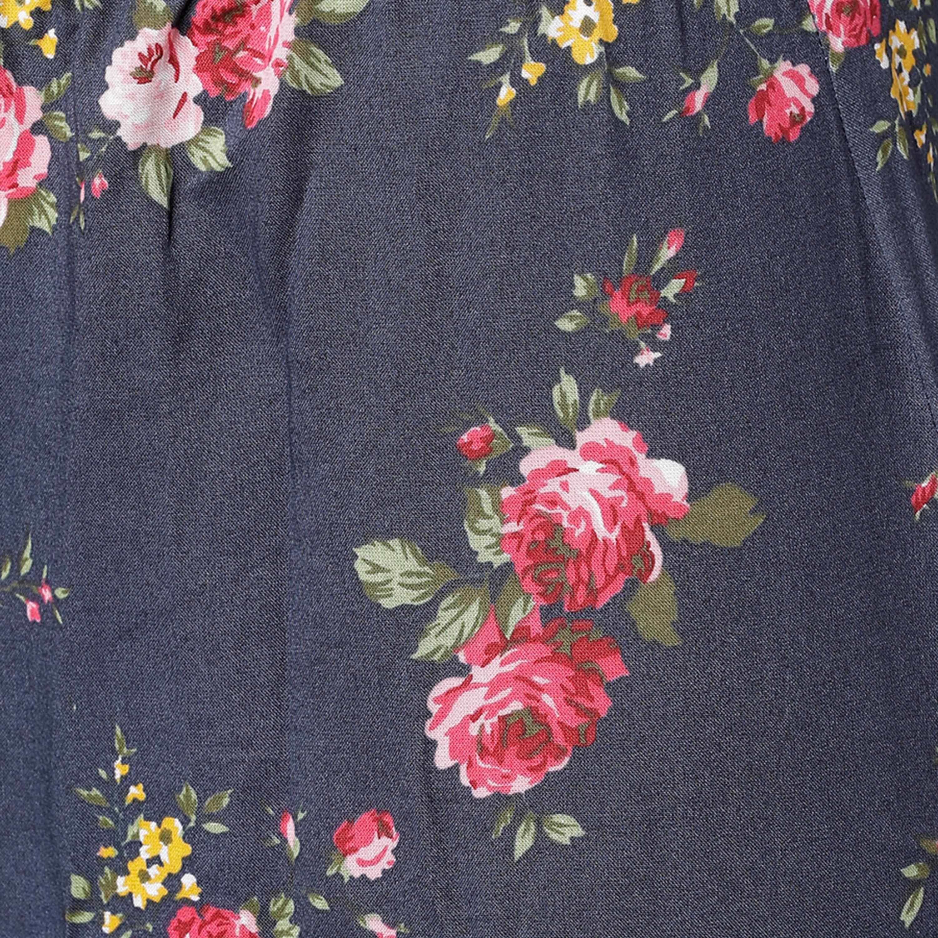 Vishudh X Styli Women Blue Floral Printed Regular Kurta with Palazzos-women-clothing-ethnicwear-kurtasets-image-6