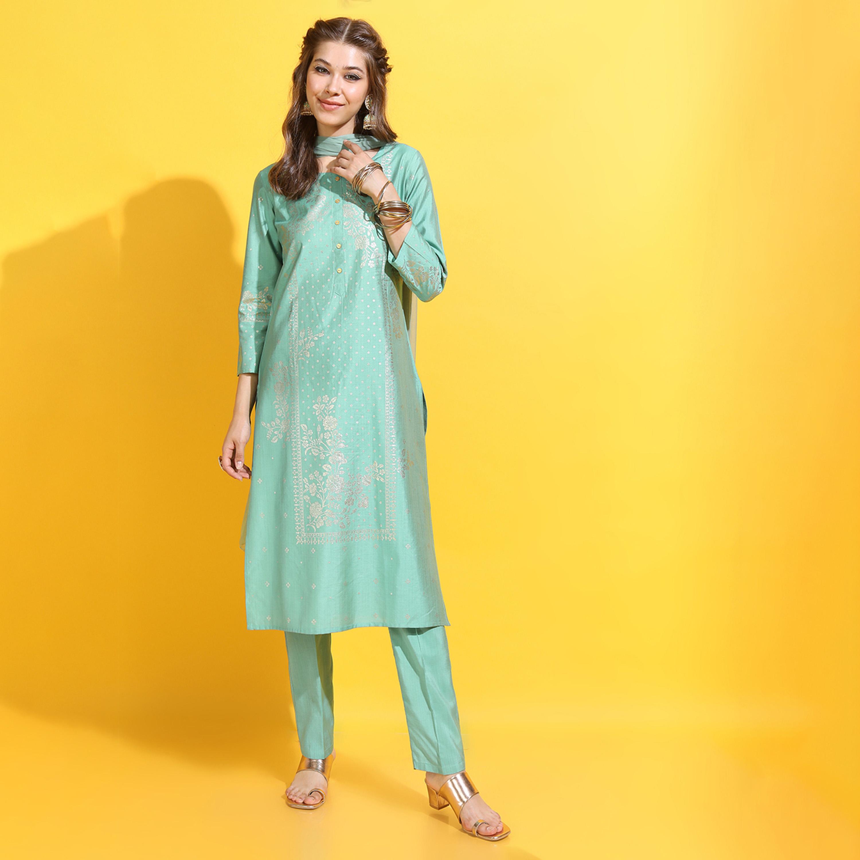فيشود × ستايلي - طقم كورتا من الفيسكوز رايون للنساء-women-clothing-ethnicwear-kurtasets-image-5