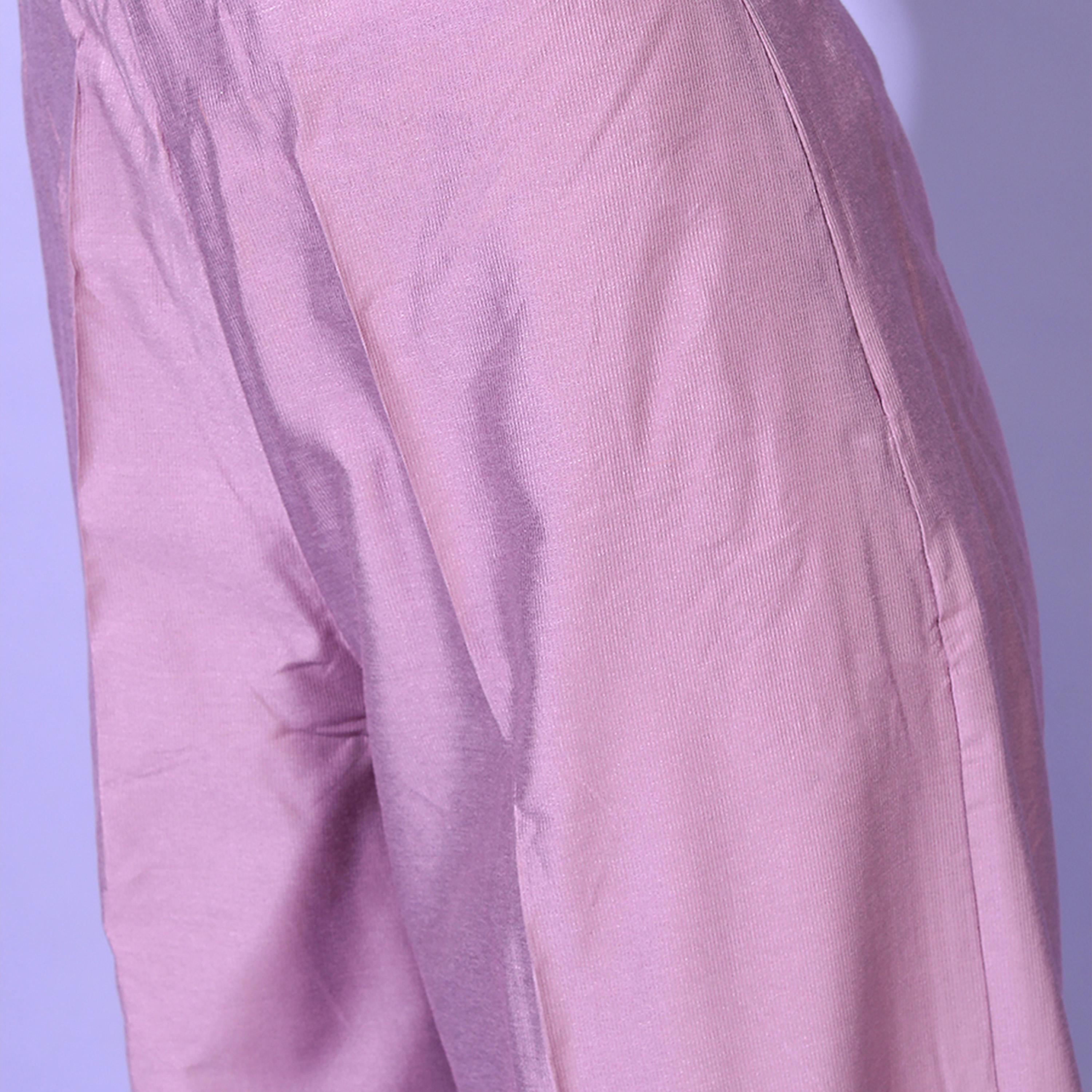 Vishudh X Styli Women Solid Chanderi Cotton Kurta with Trouser-women-clothing-ethnicwear-kurtasets-image-7