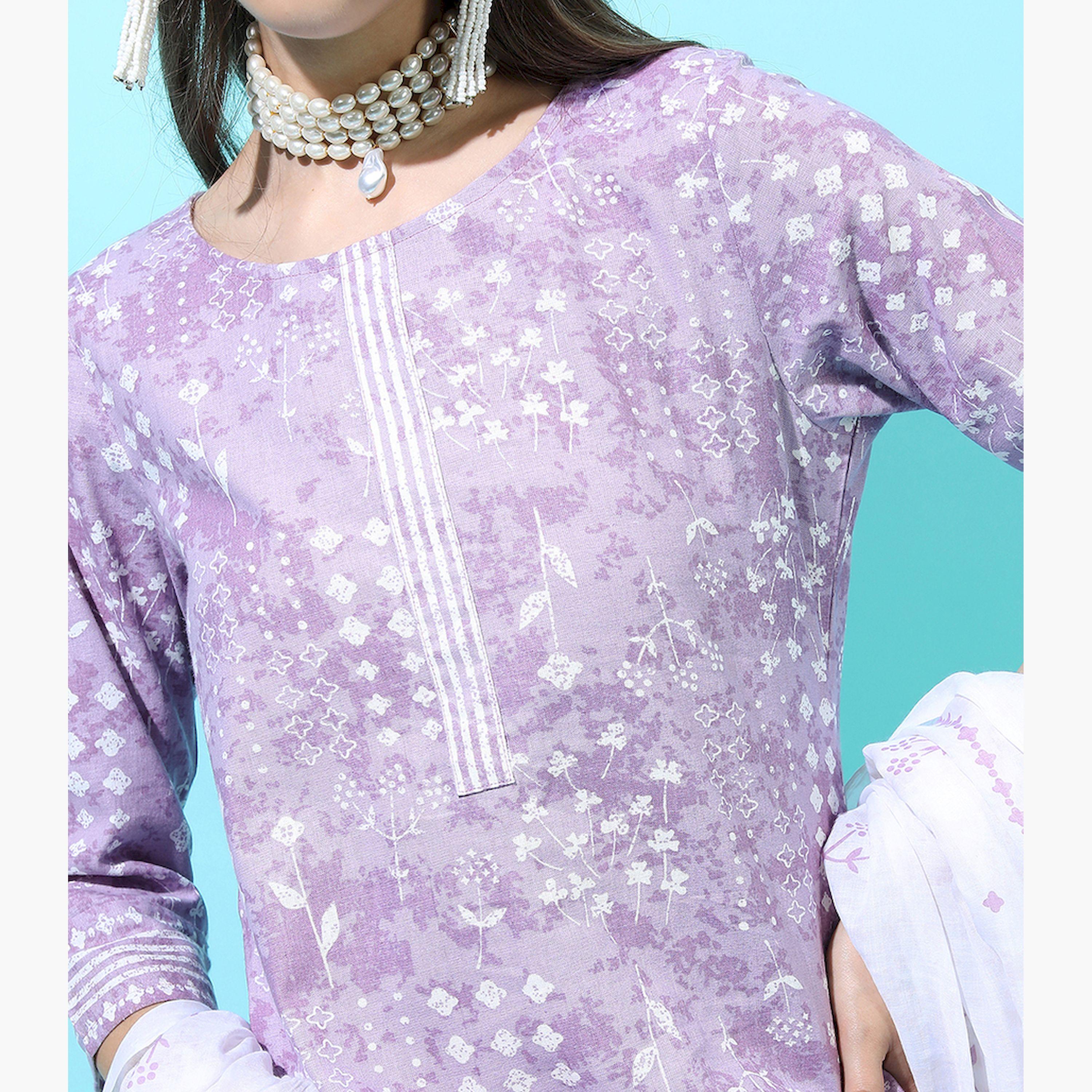 Vishudh X Styli Women Floral Pure Cotton Kurta Set-women-clothing-ethnicwear-kurtasets-image-4