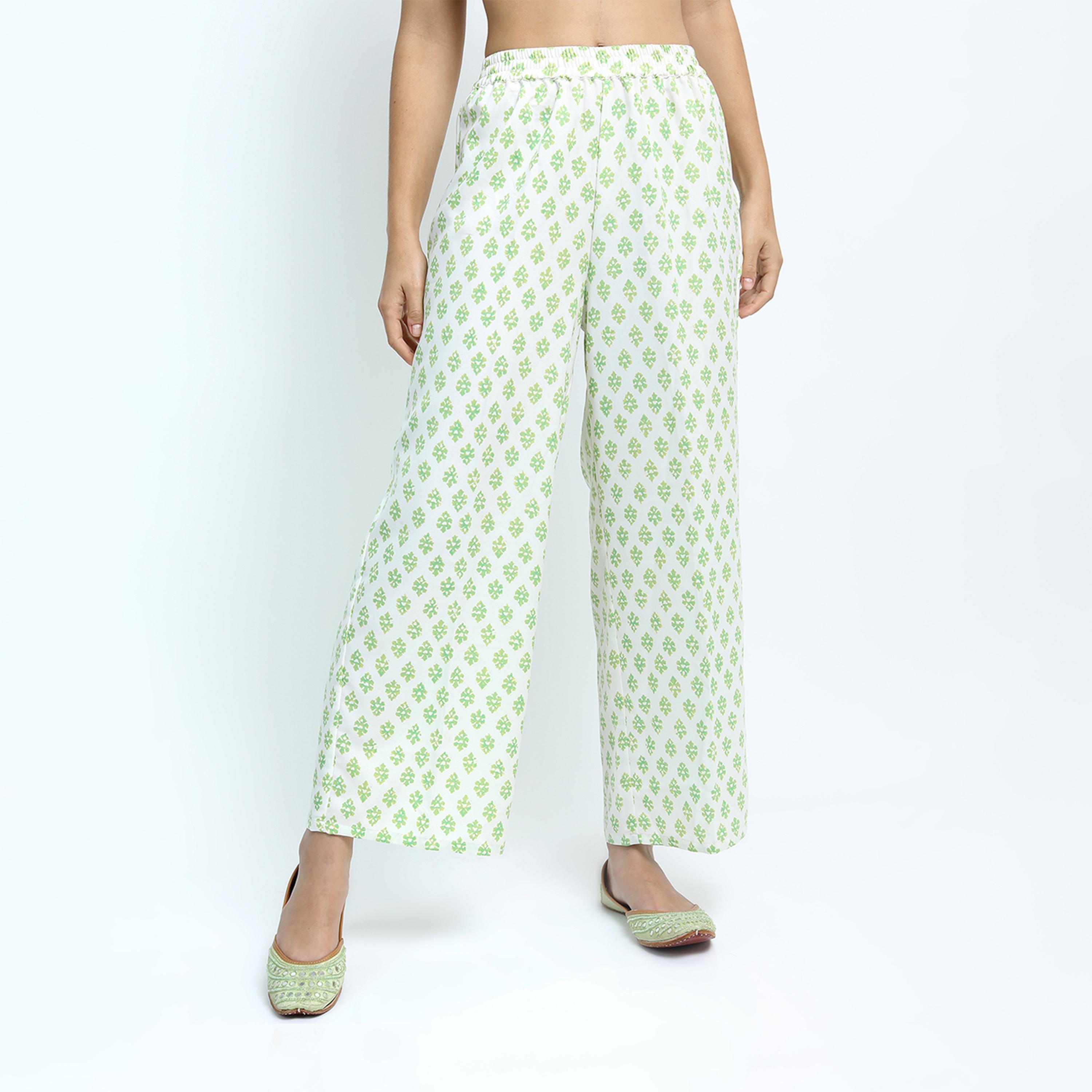 فيشود × ستايلي - كورتي مستقيمة مطبوعة بالورود للنساء مع بنطال ووشاح - أصفر-women-clothing-ethnicwear-sareesets-image-6