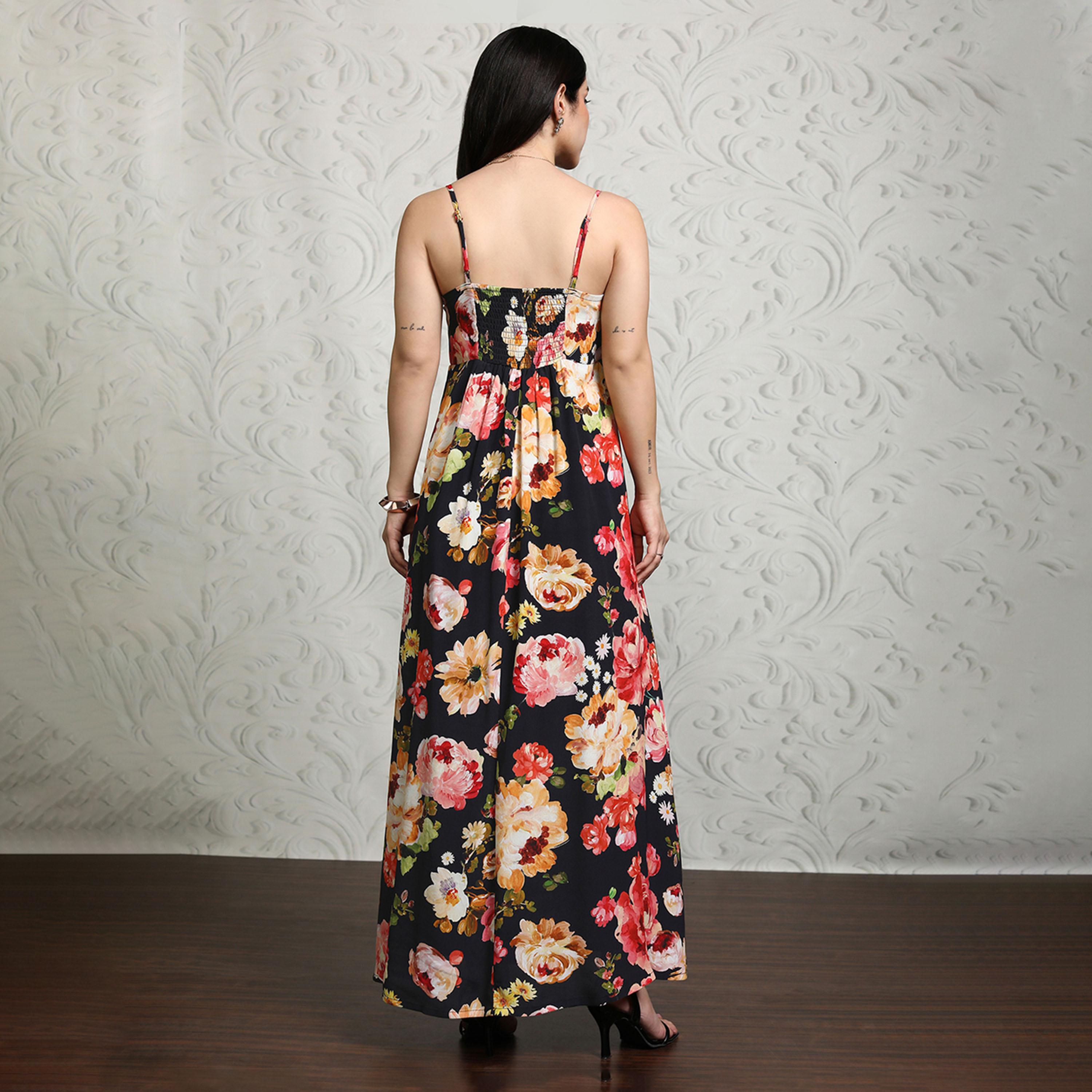 Vishudh X Styli Women Floral Printed Empire Maxi Dress-women-clothing-dresses-image-3