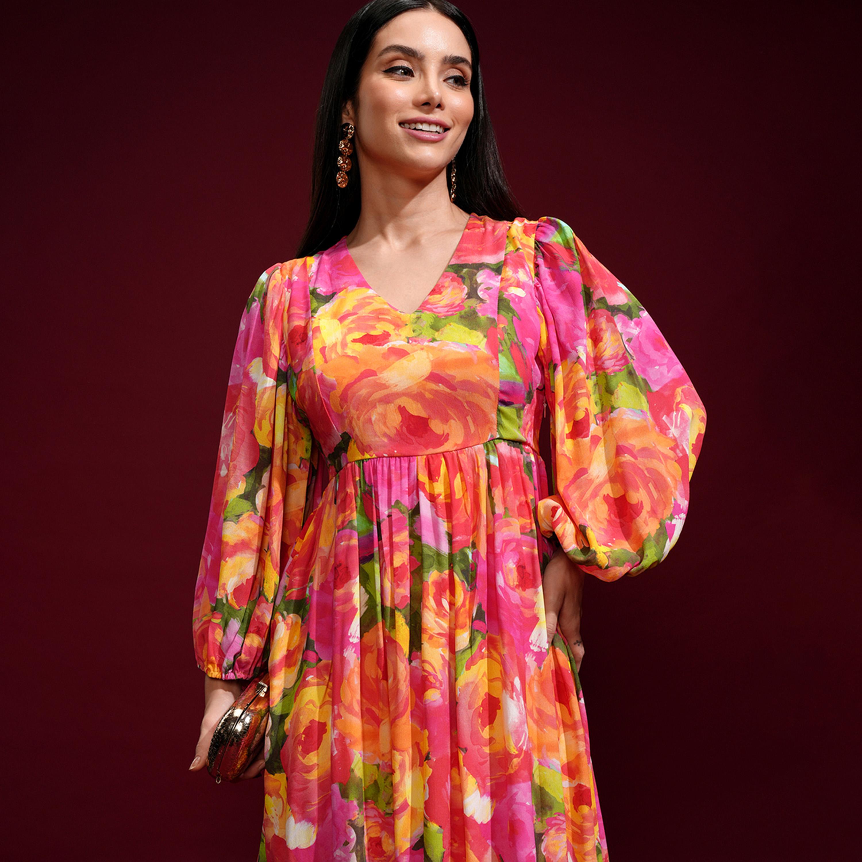 Vishudh X Styli Floral Printed Maxi Dress-women-clothing-dresses-image-2