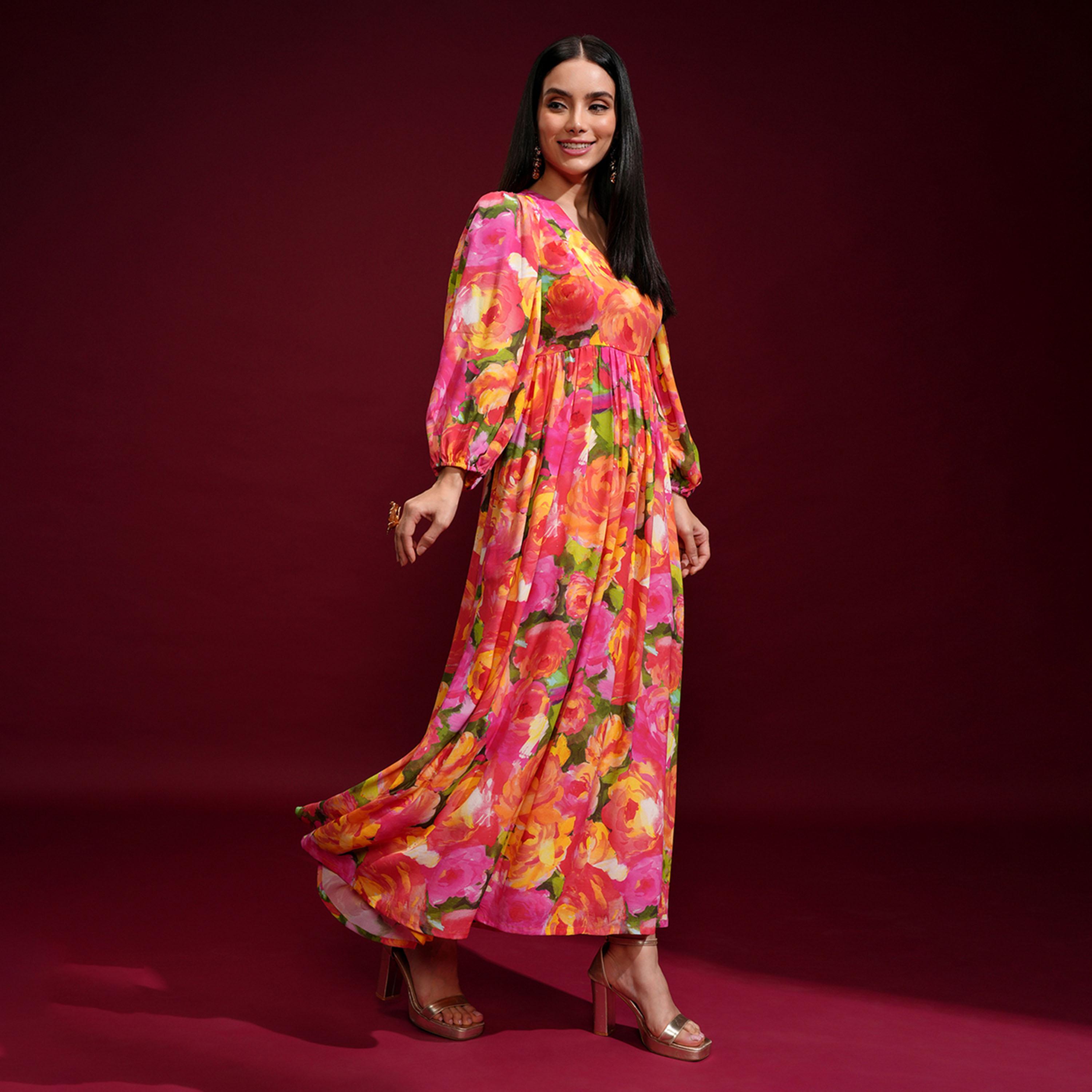 فيشود × ستايلي - فستان ماكسي بطبعة زهور-women-clothing-dresses-image-6