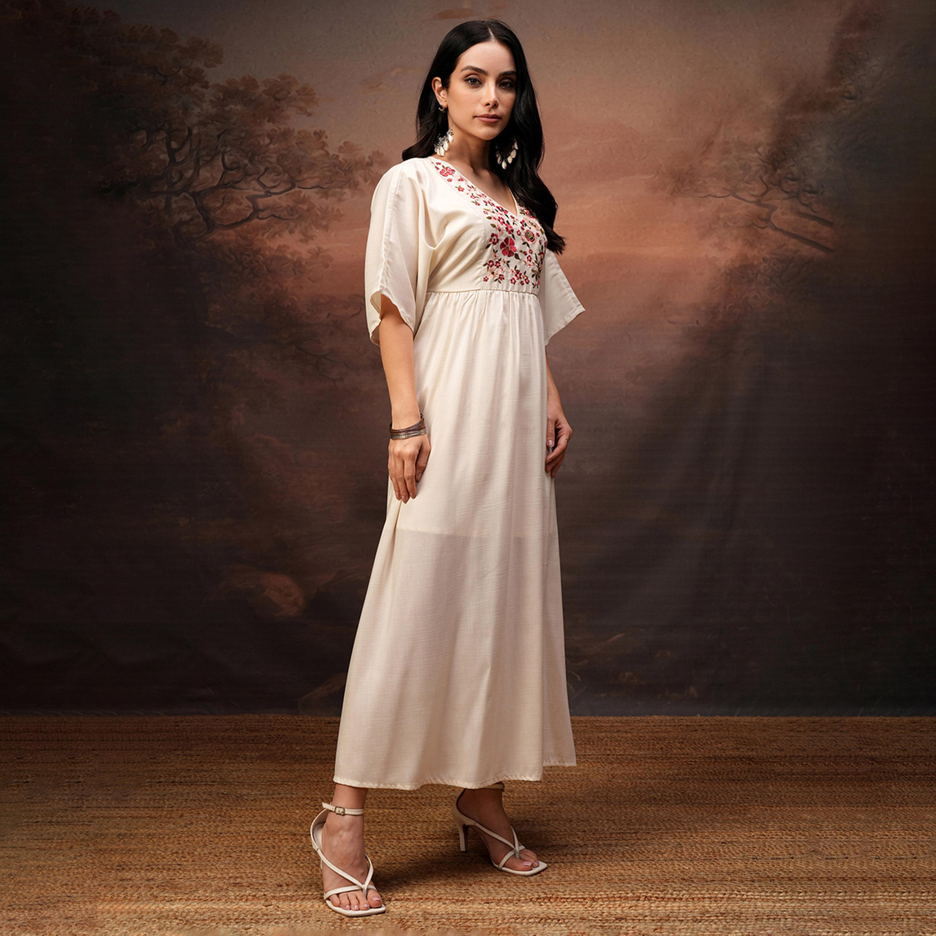 Vishudh X Styli Embroidered Fit and Flare Midi Dress-women-clothing-dresses-image-4
