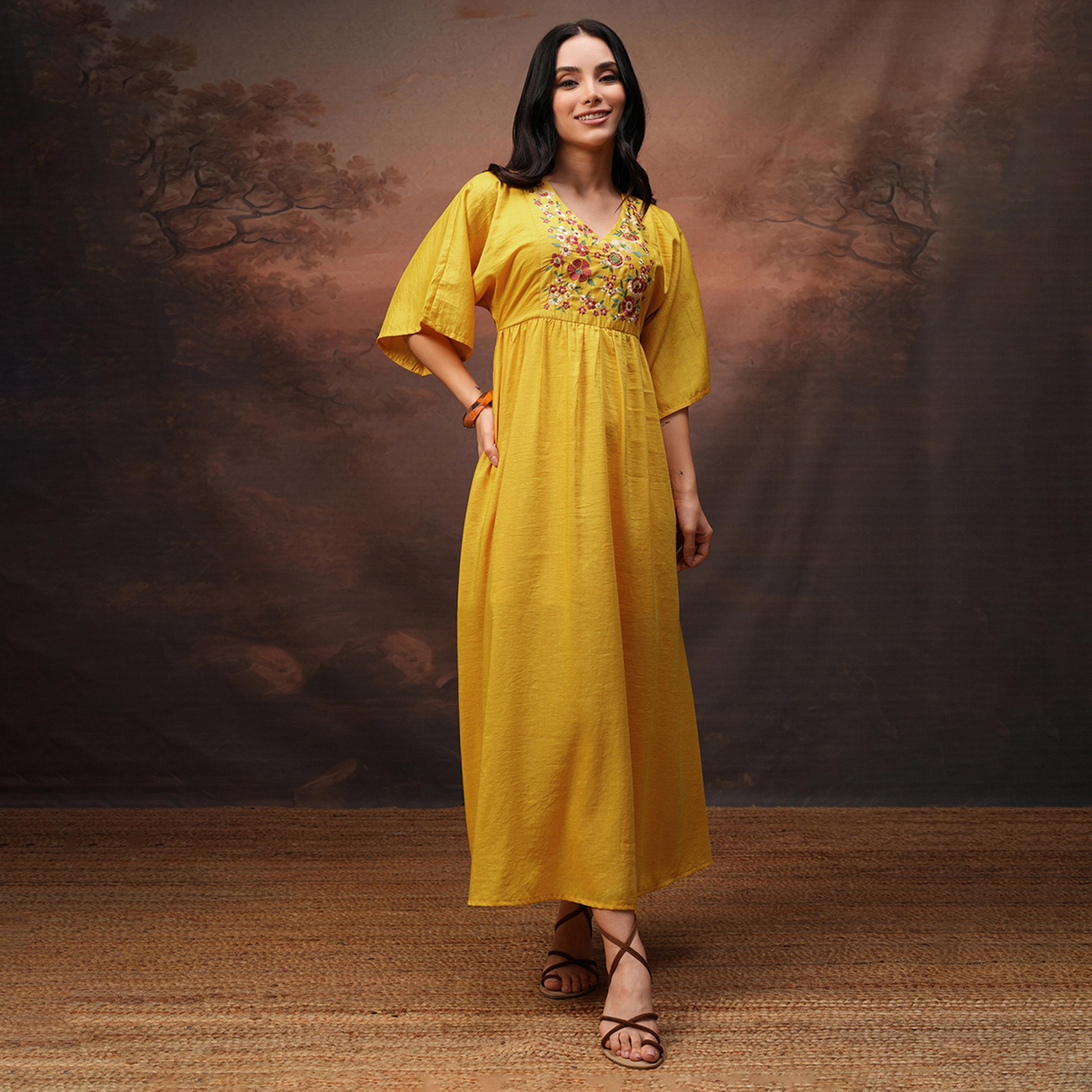 Vishudh X Styli Girls Embroidered Maxi Dress-women-clothing-dresses-image-1