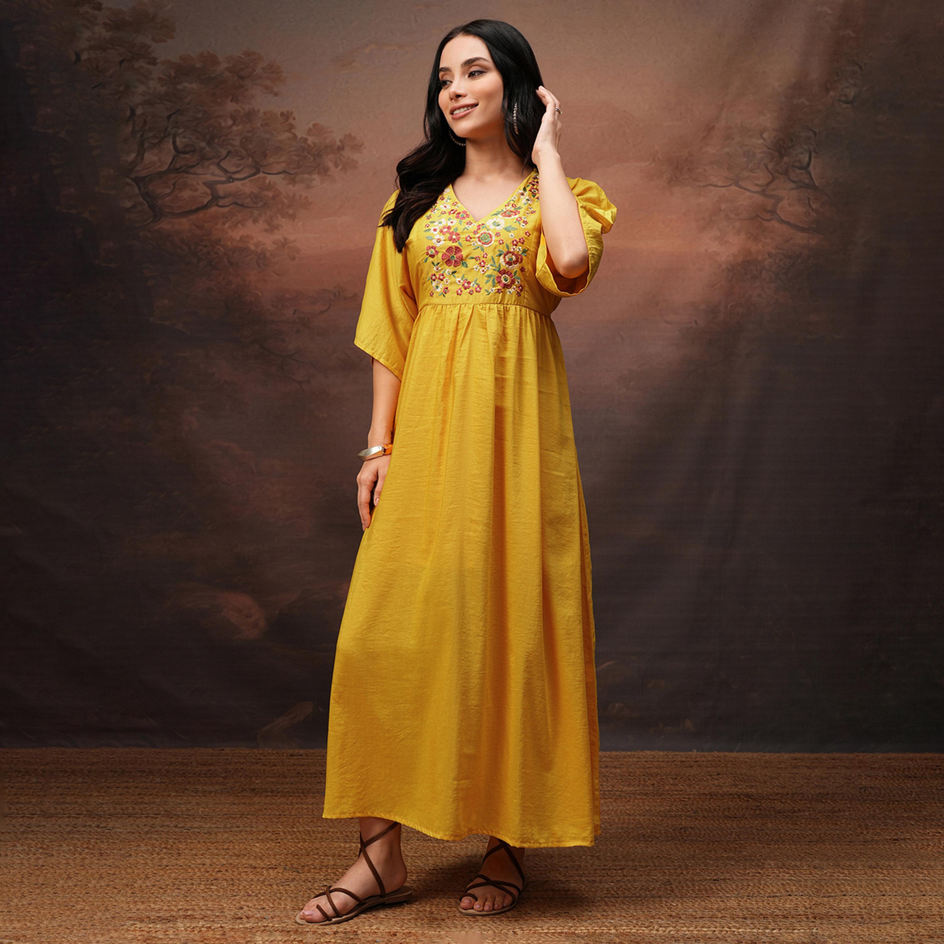 Vishudh X Styli Girls Embroidered Maxi Dress-women-clothing-dresses-image-2