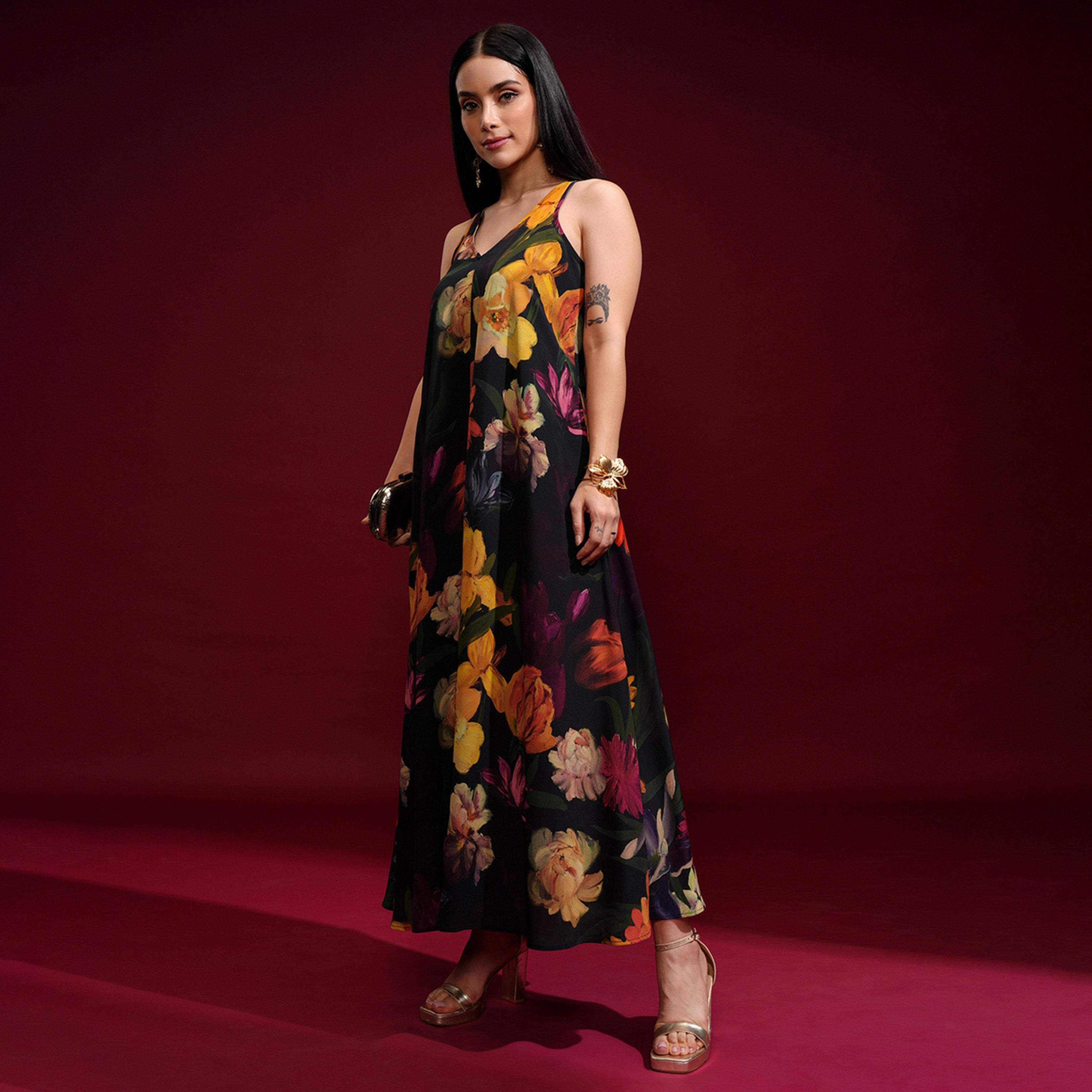 Vishudh X Styli Women Floral Print Maxi Dress-women-clothing-dresses-image-4