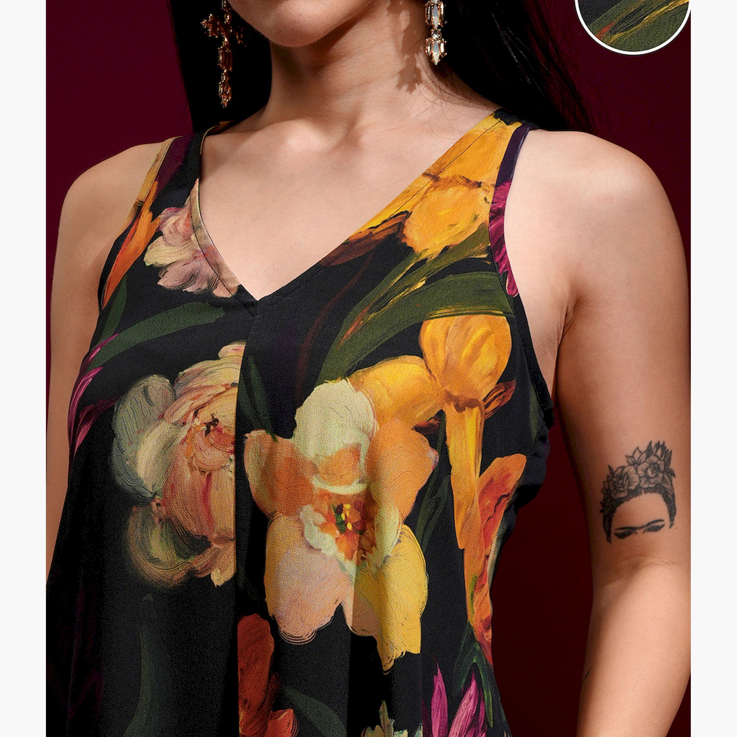 Vishudh X Styli Women Floral Print Maxi Dress-women-clothing-dresses-image-5