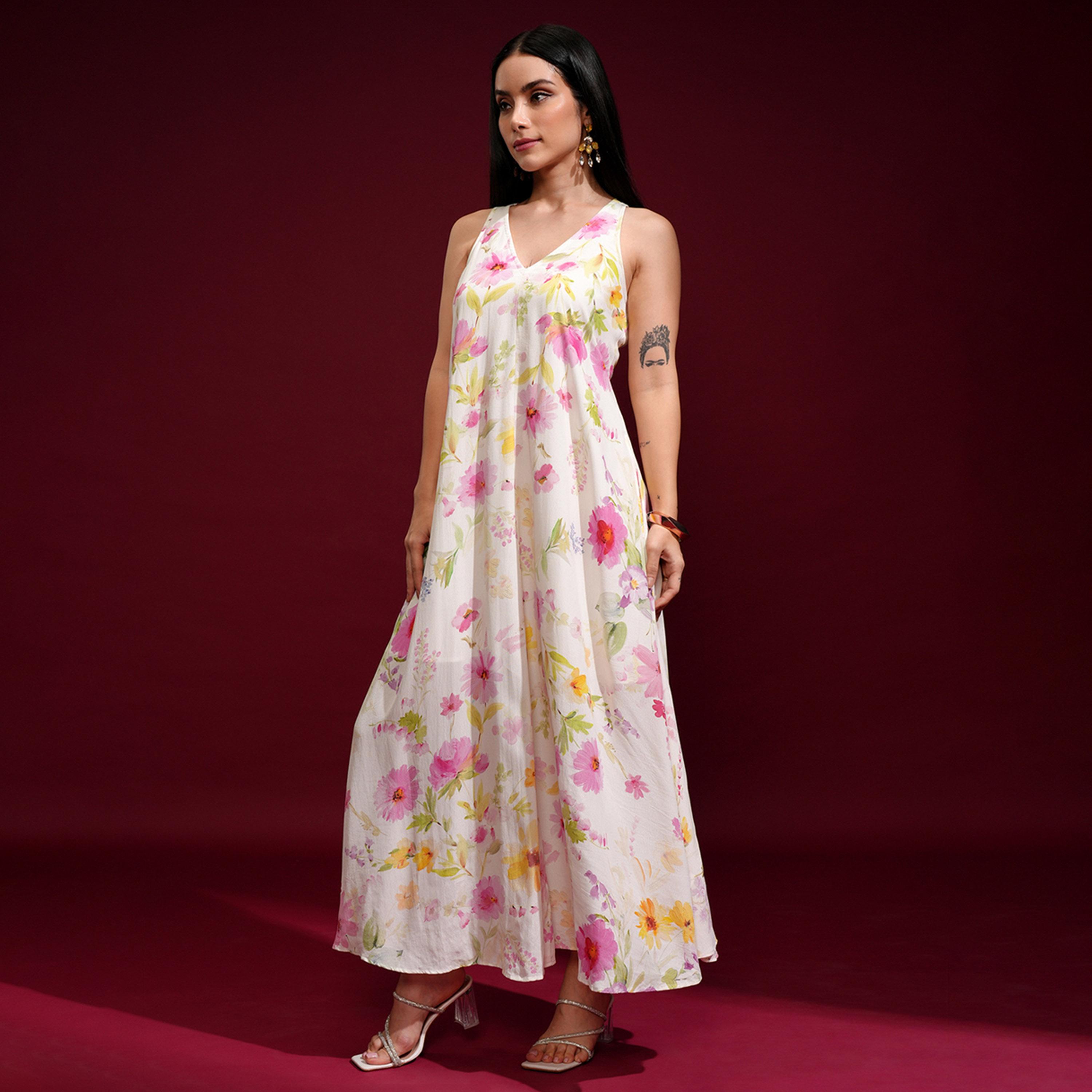 Vishudh X Styli Women Floral Print Maxi Dress-women-clothing-dresses-image-4