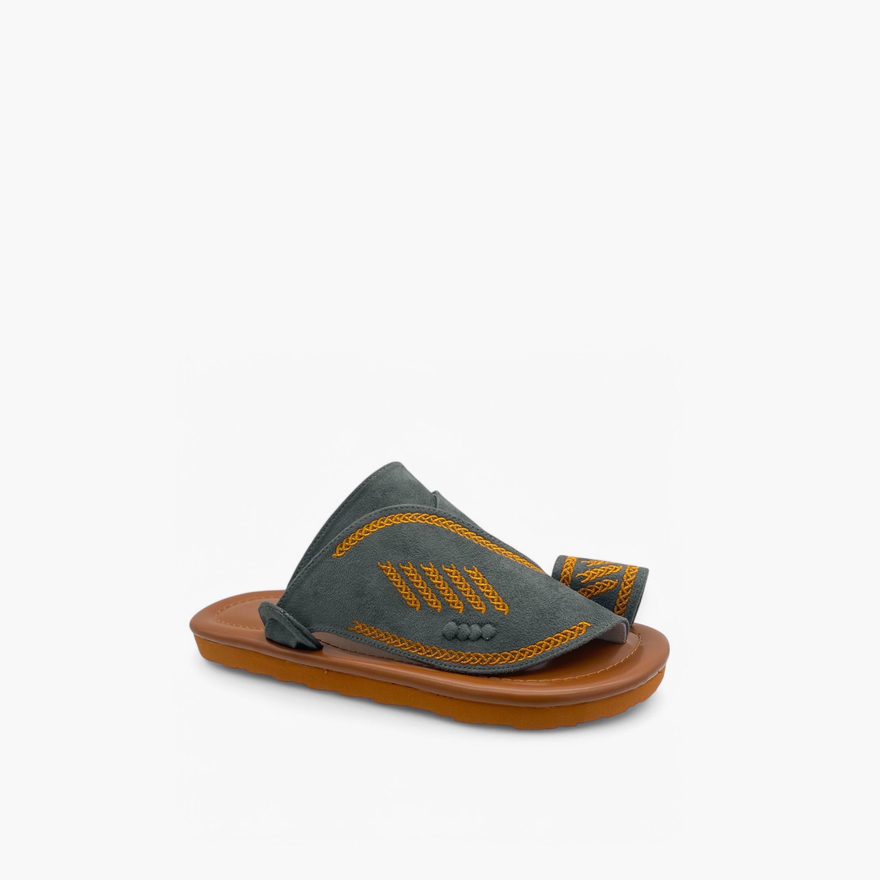 Al Fanoos Men's Royal Comfort Slip-On Shargi Sandals-men-shoes-sandals-image-1