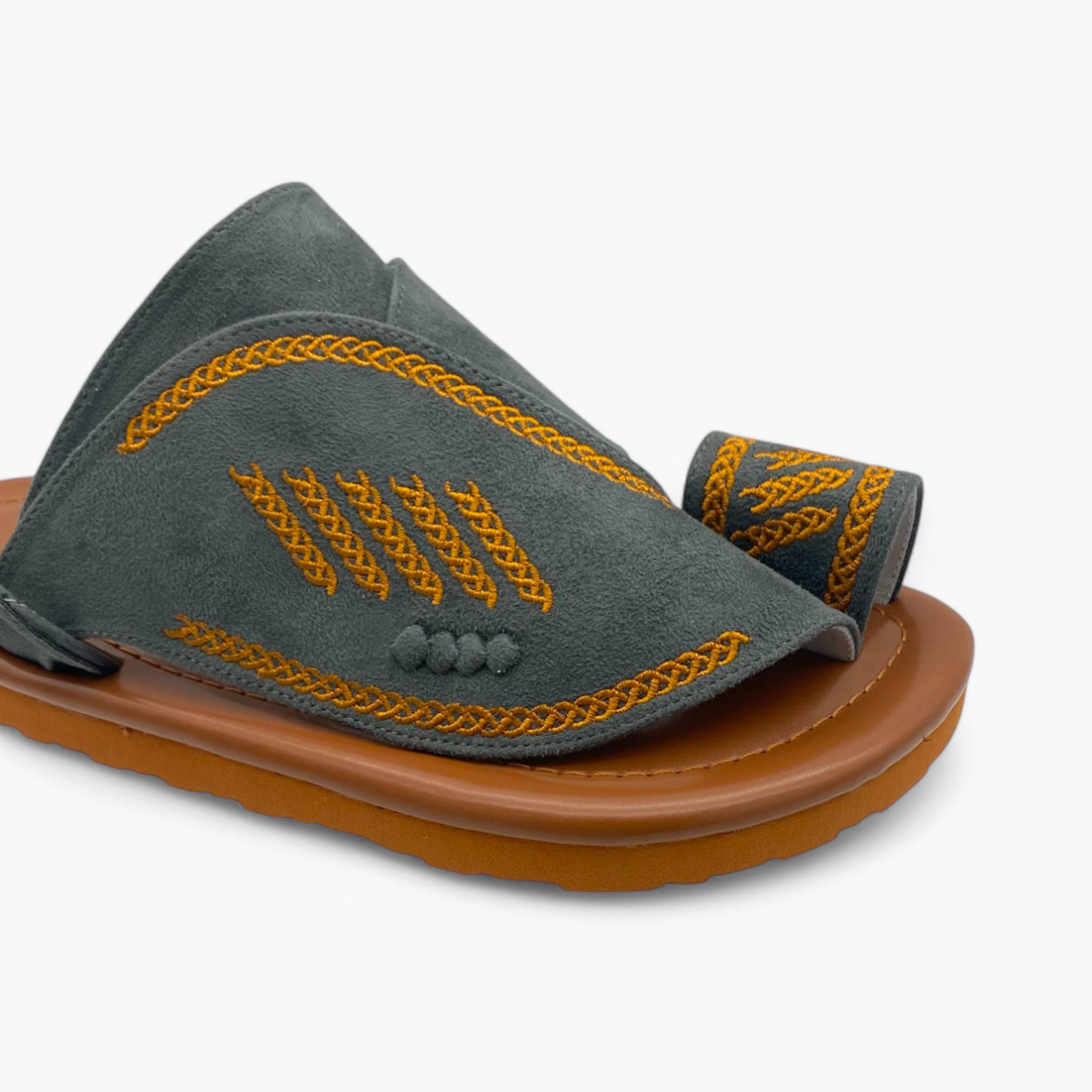 Al Fanoos Men's Royal Comfort Slip-On Shargi Sandals-men-shoes-sandals-image-2