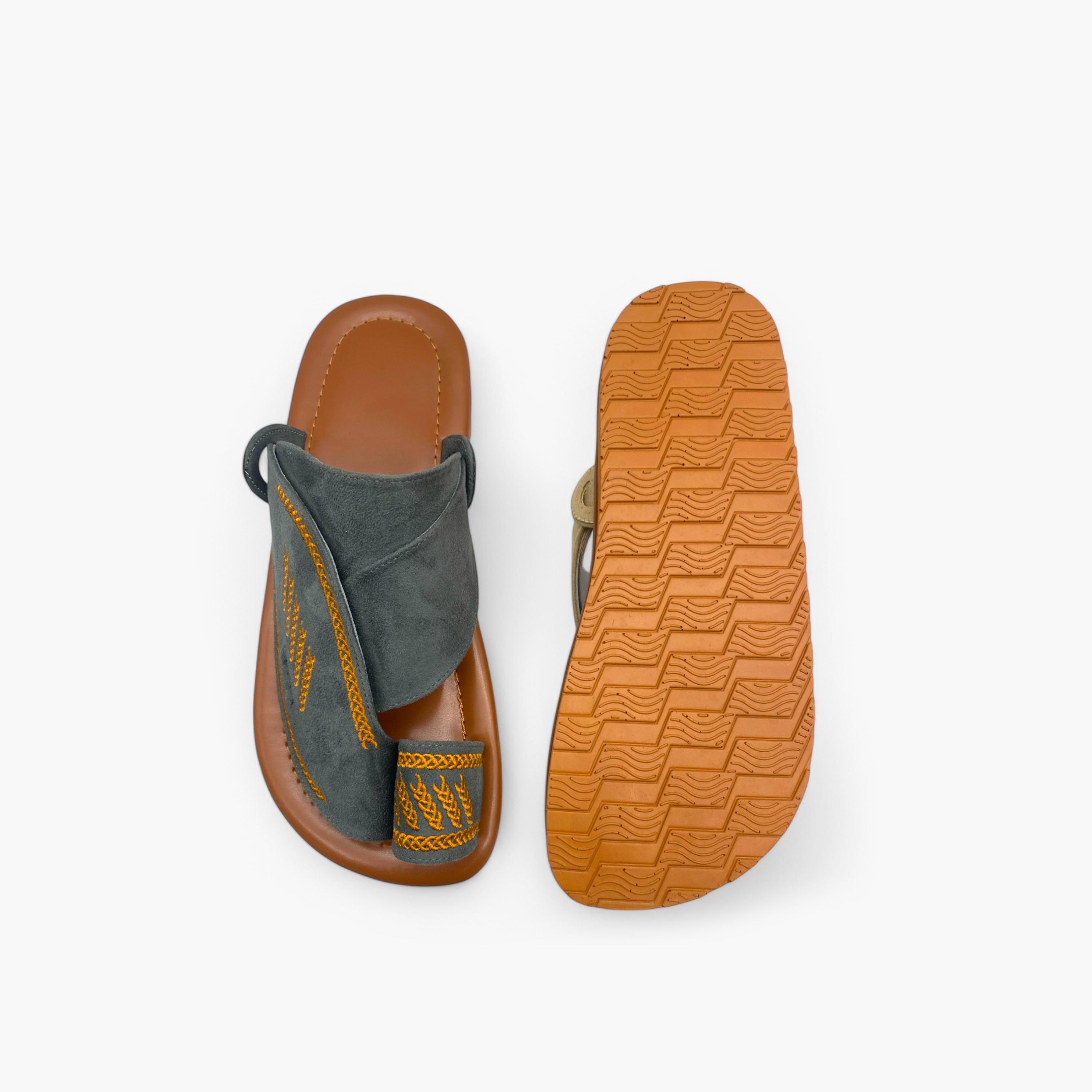 Al Fanoos Men's Royal Comfort Slip-On Shargi Sandals-men-shoes-sandals-image-5