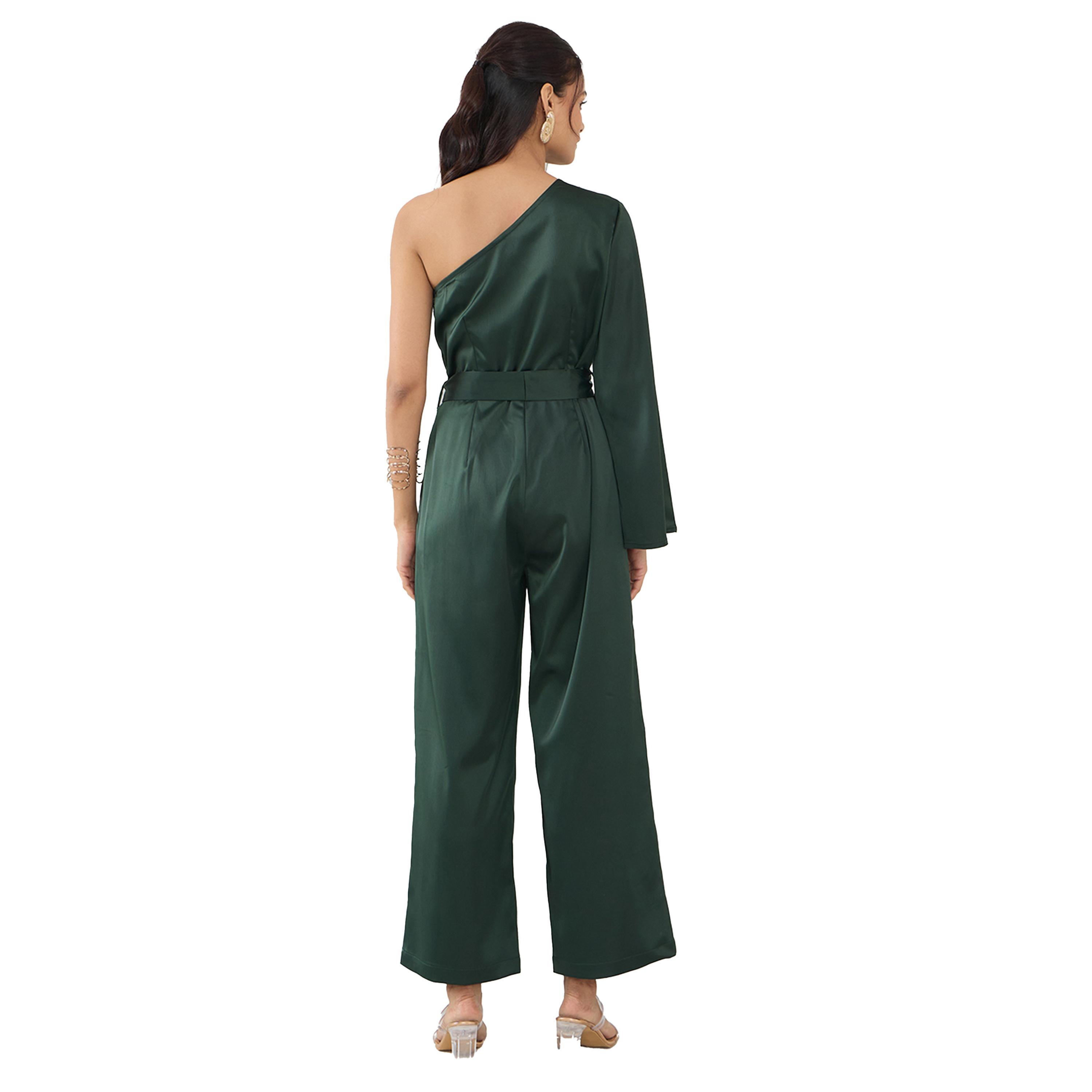 Femmella X Styli Solid Satin One Shoulder Jumpsuit-women-clothing-jumpsuits-image-2