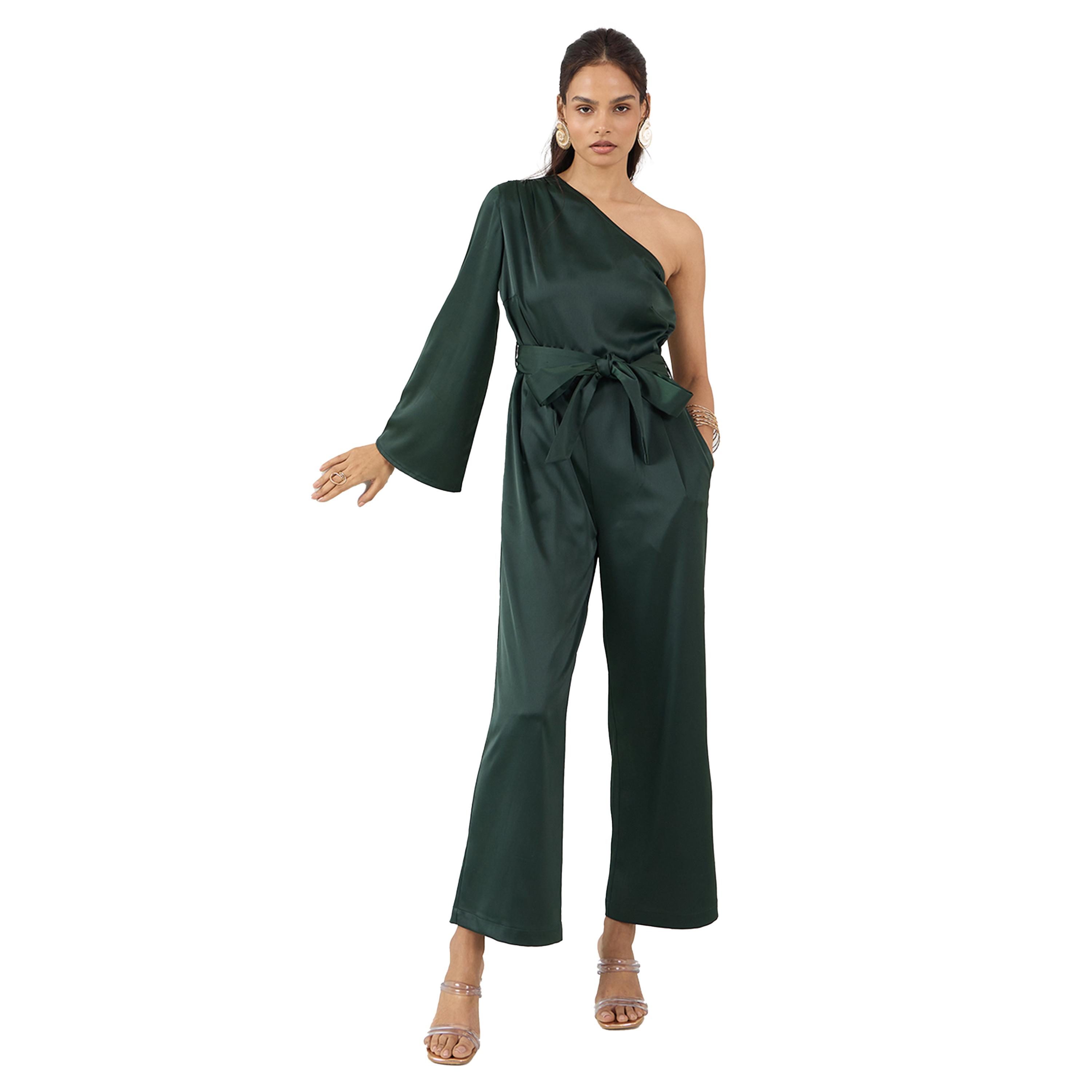 Femmella X Styli Solid Satin One Shoulder Jumpsuit-women-clothing-jumpsuits-image-5