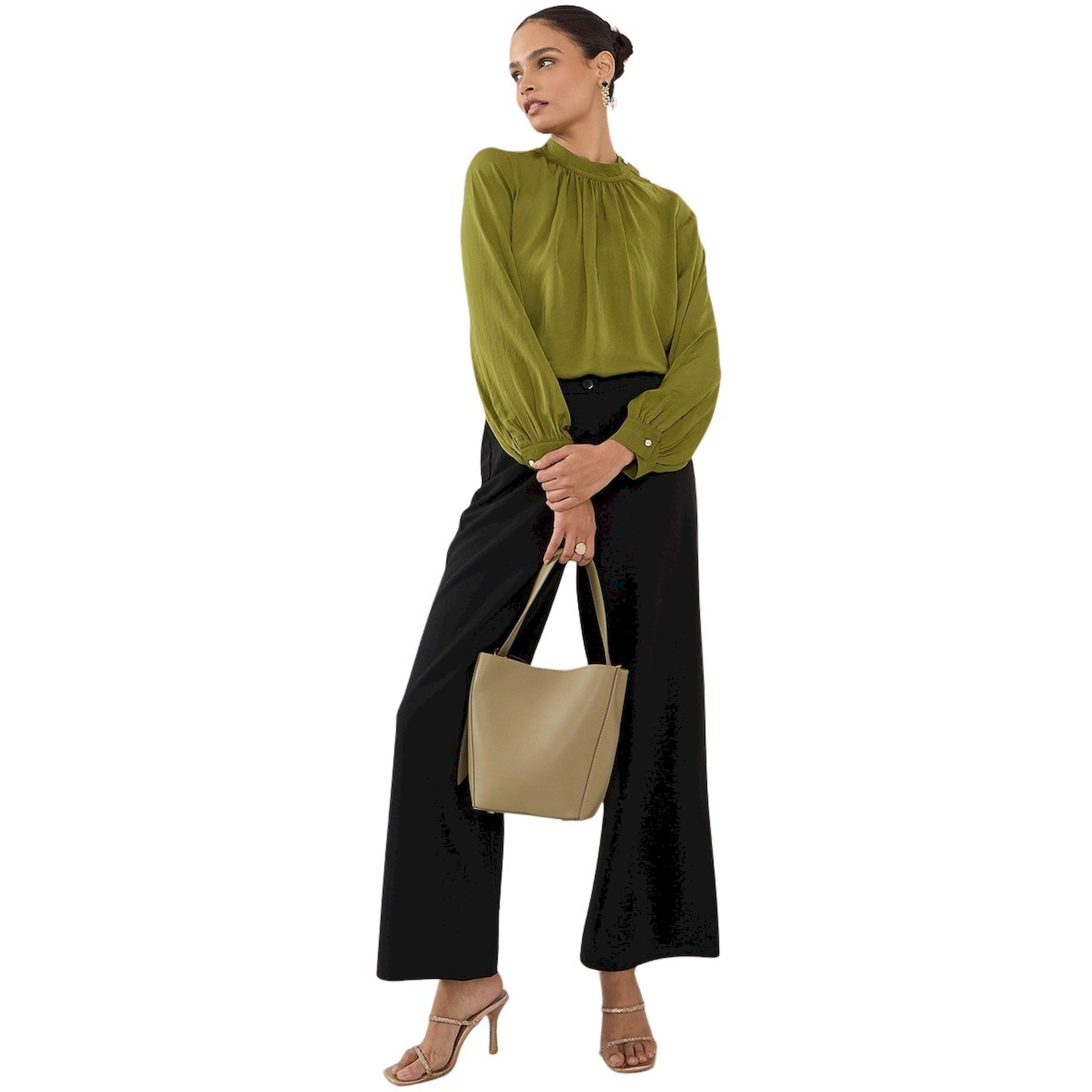 فيميلا × ستايلي-  بلوزة من الساتان العادي مع أزرار على الكتف-women-clothing-shirtsandblouses-blouses-image-6