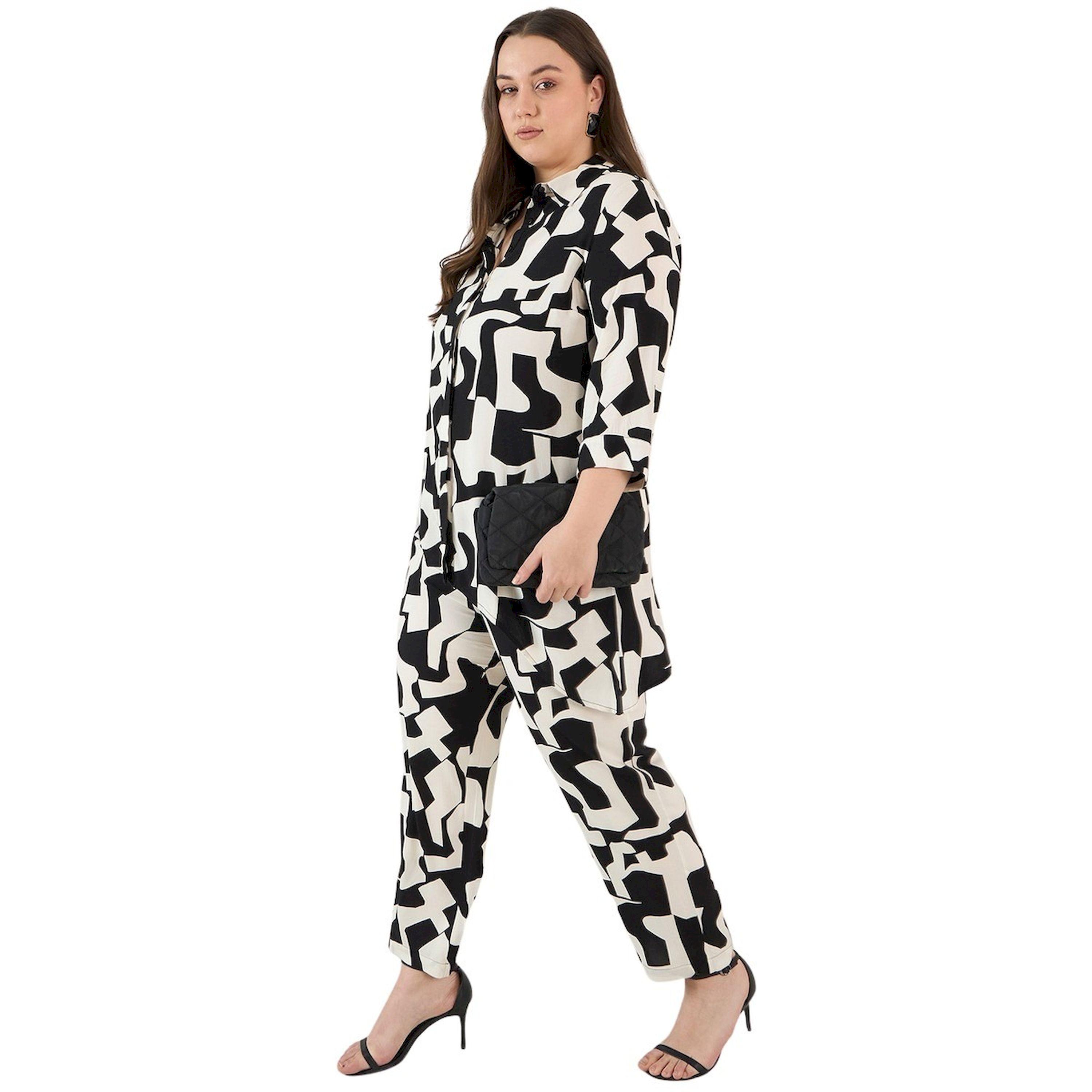 Femmella X Styli Plus Size All-Over Print Shirt and Pants Co-Ords-women-clothing-dresses-image-4