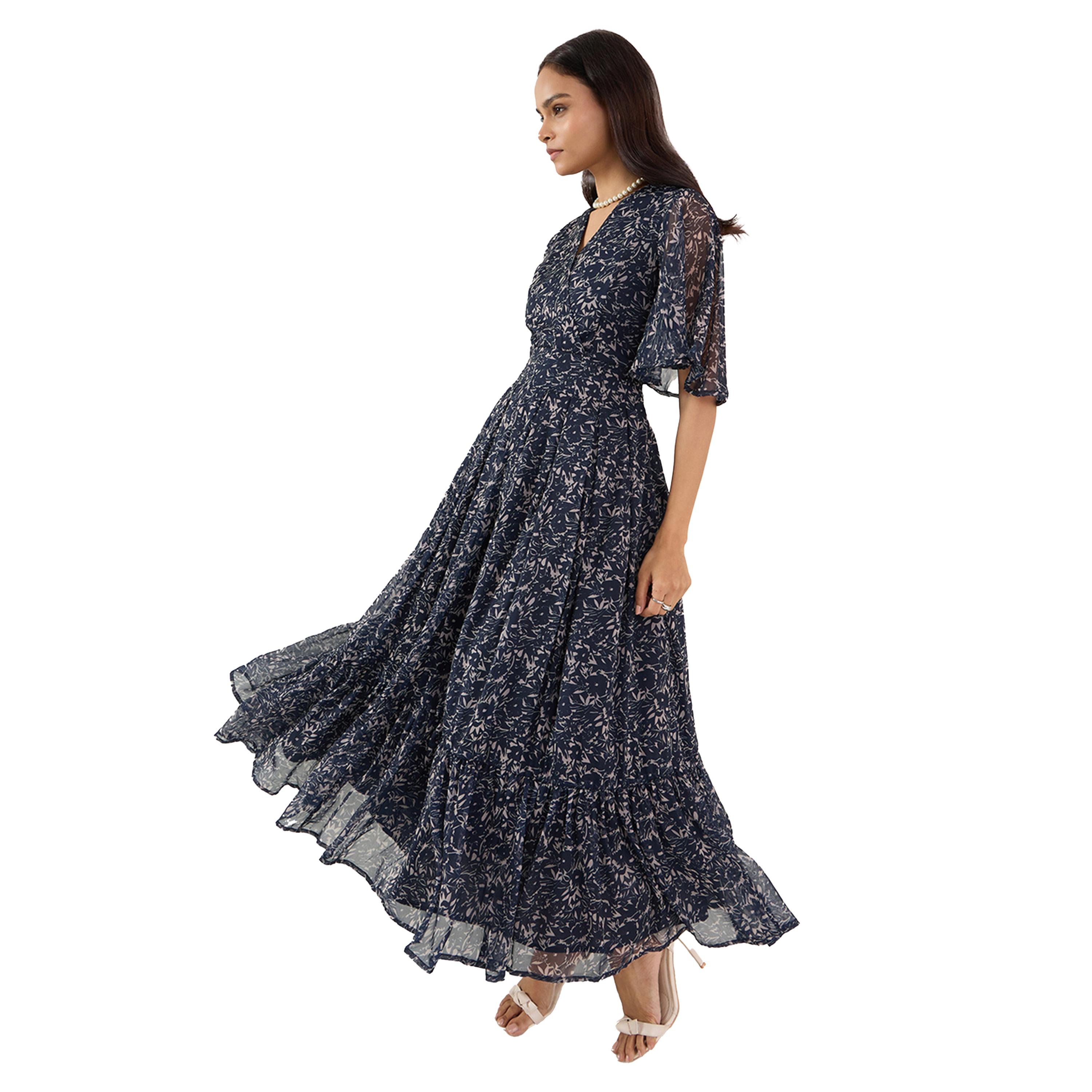 Femmella X Styli Floral Print Wrap Look A-Line Maxi Dress-women-clothing-dresses-image-4