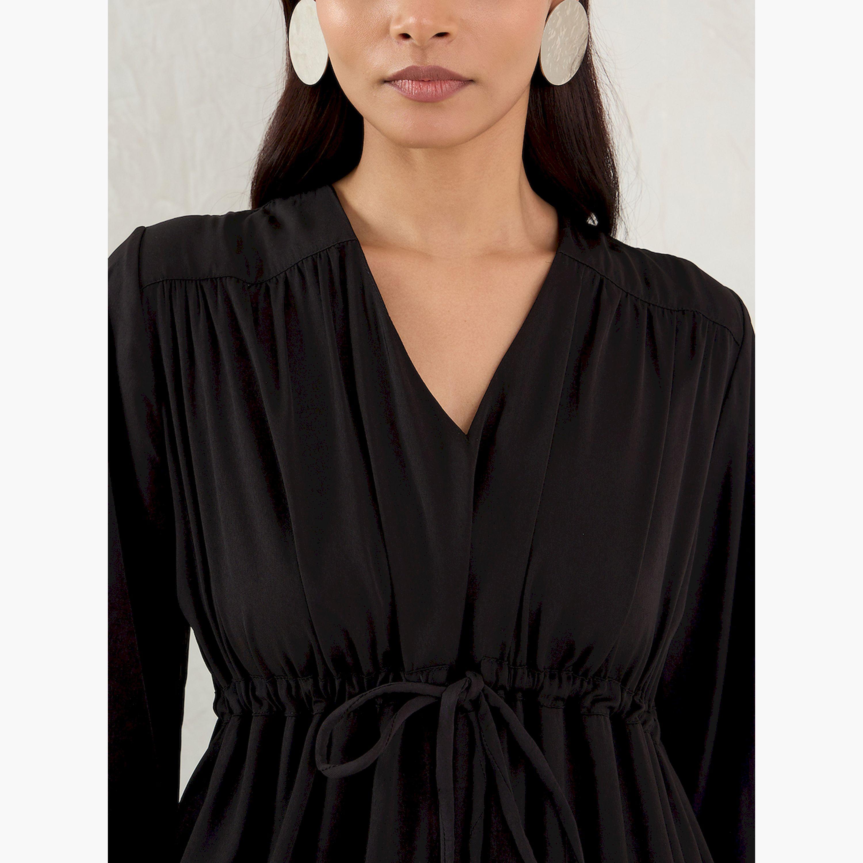 Femmella X Styli Solid Tie Waist A-Line Midi Dress-women-clothing-dresses-image-6