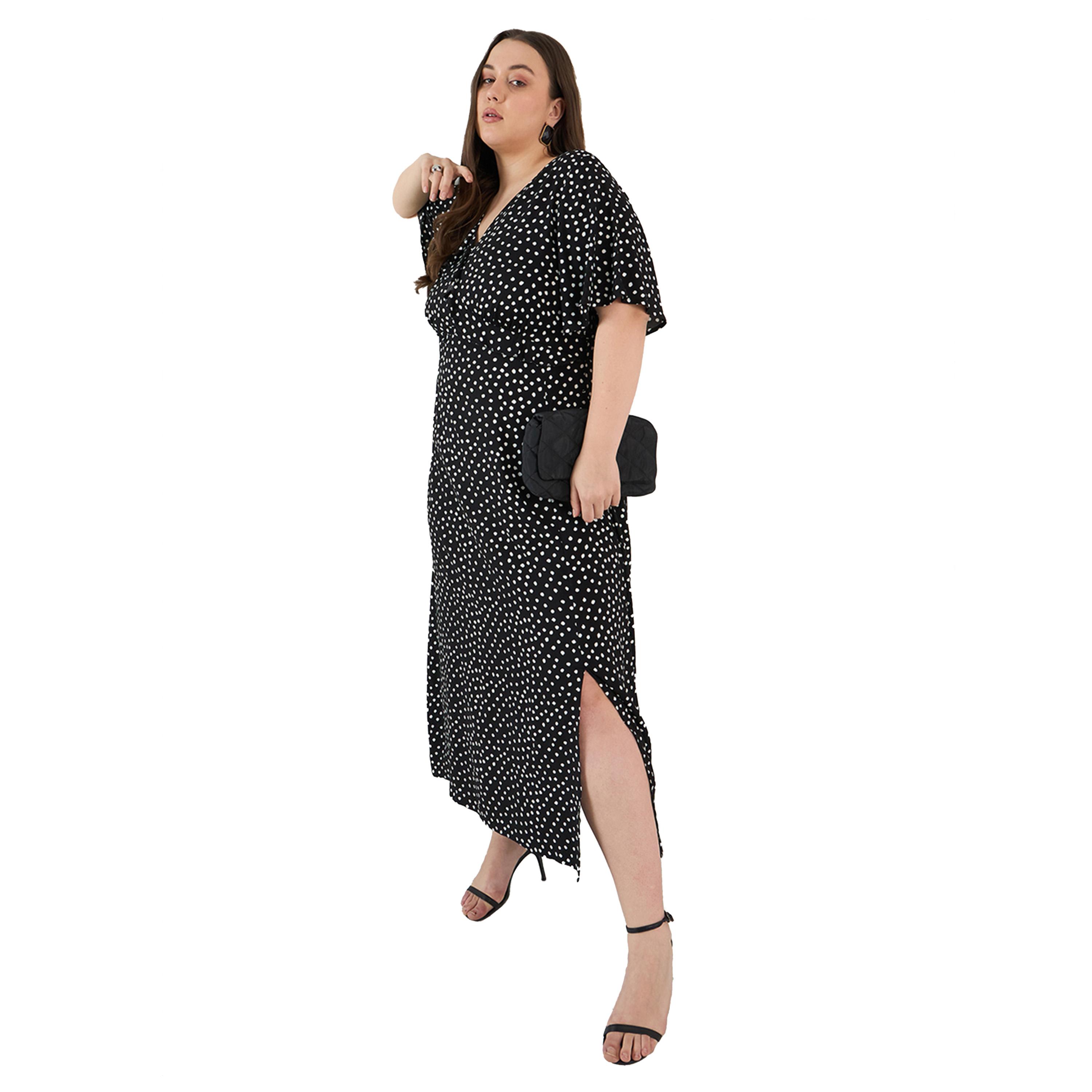 Femmella X Styli Plus Size All Over Print Ruffle Detail A-Line Maxi Dress-women-clothing-dresses-image-6