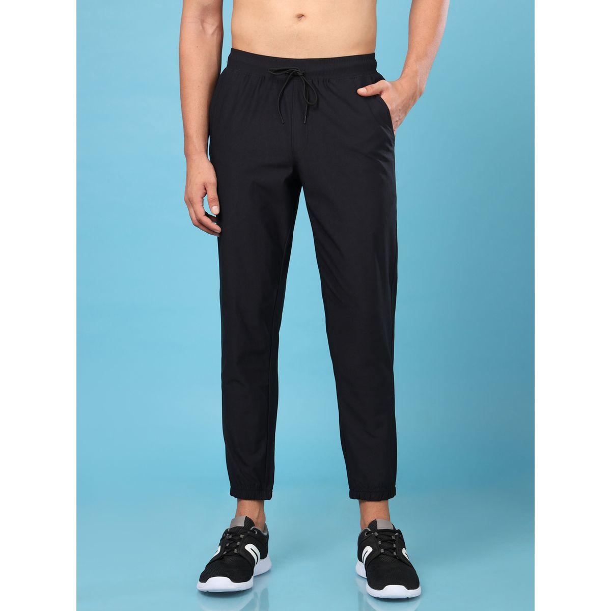 Technosport Solid Stretch Joggers with Drawstring-men-clothing-bottoms-joggers-image-2