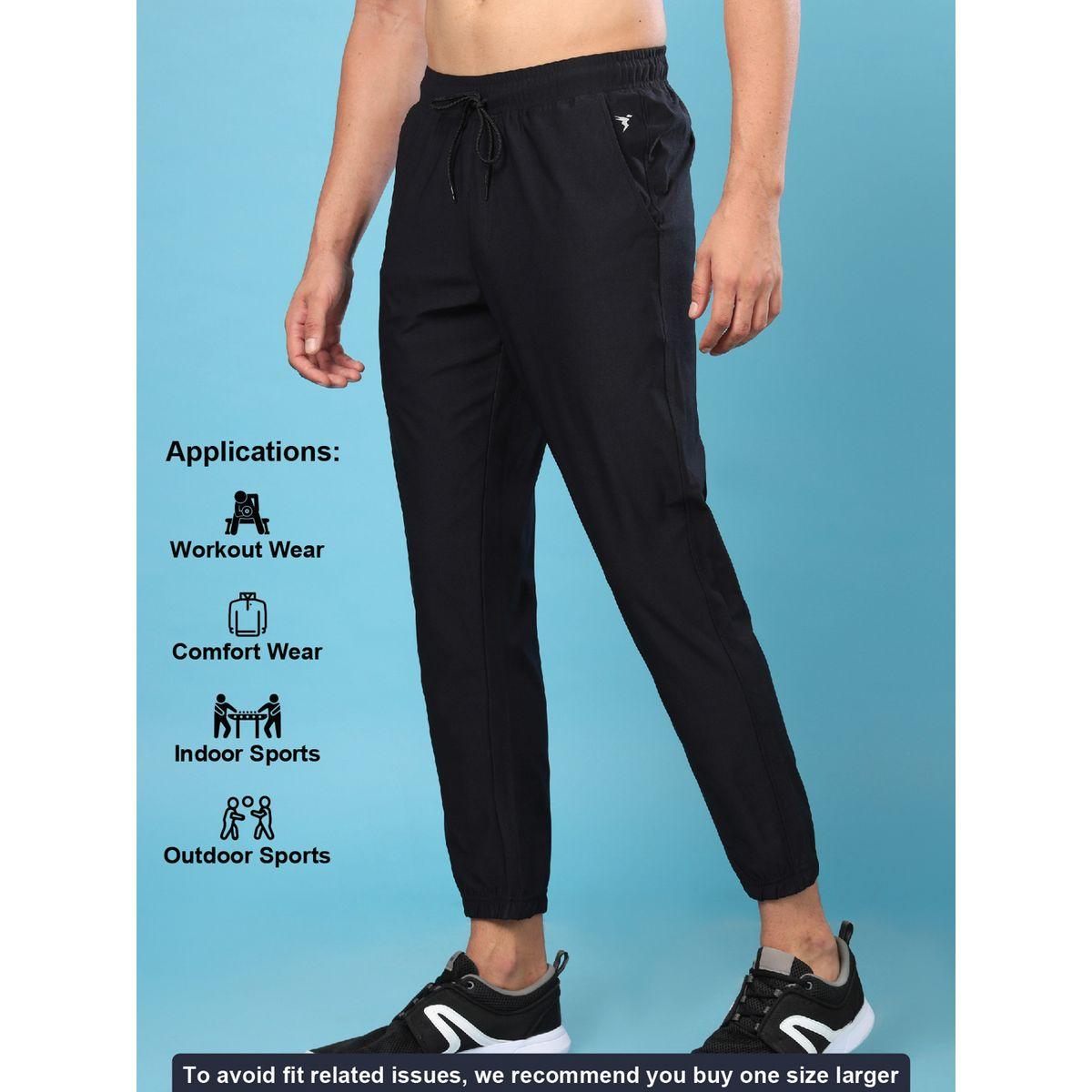 Technosport Solid Stretch Joggers with Drawstring-men-clothing-bottoms-joggers-image-6