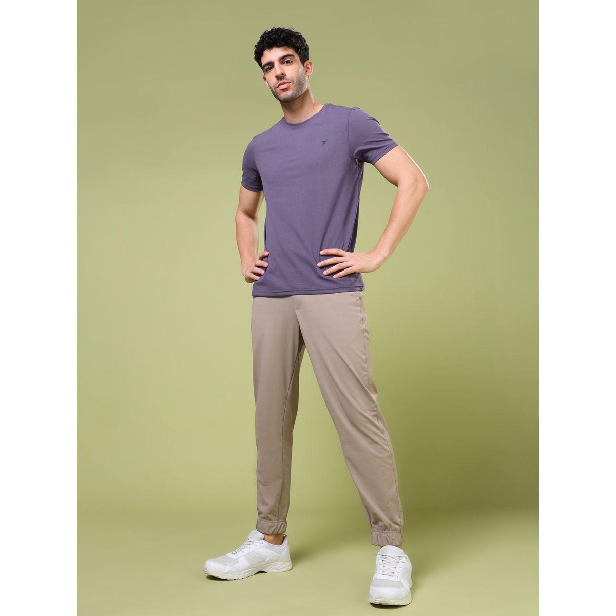 Technosport Mid Rise Stretch Joggers with Drawstring-men-clothing-bottoms-joggers-image-1