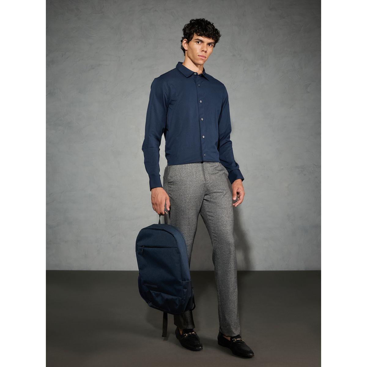Technosport Solid Spread Collar Buttoned Shirt-men-clothing-shirts-image-5