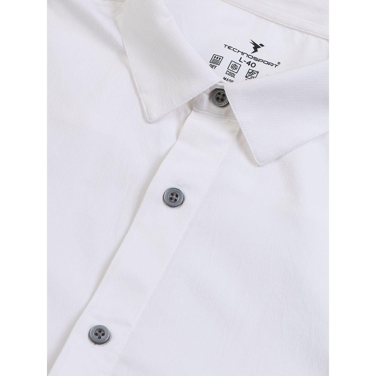 Technosport Solid Spread Collar Regular Fit Shirt-men-clothing-shirts-image-5