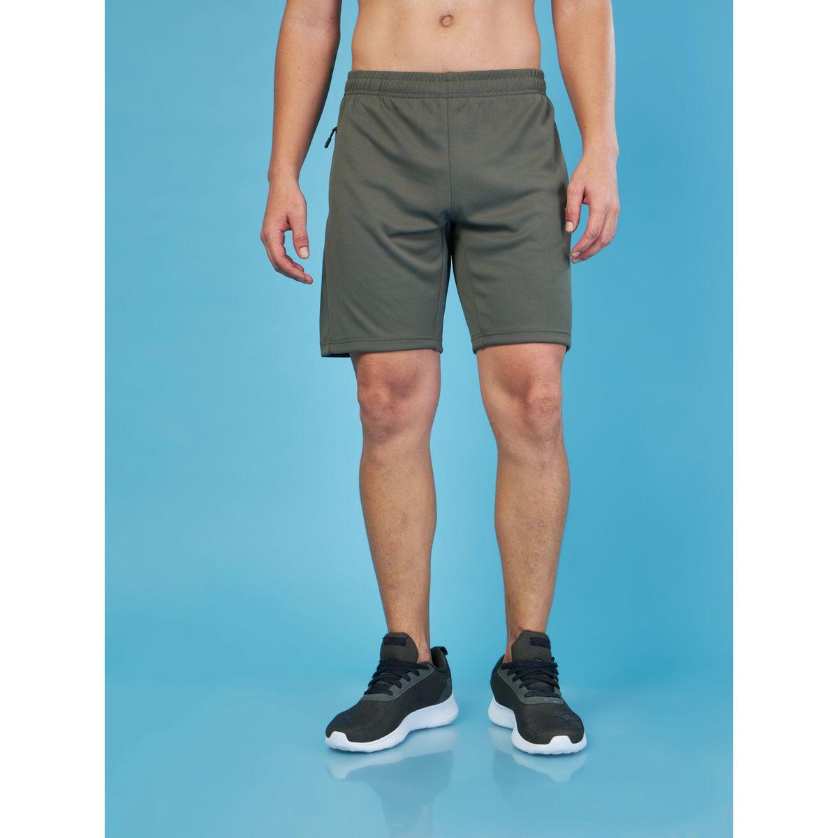 Technosport Solid Regular Fit Shorts-men-clothing-bottoms-shorts-image-1