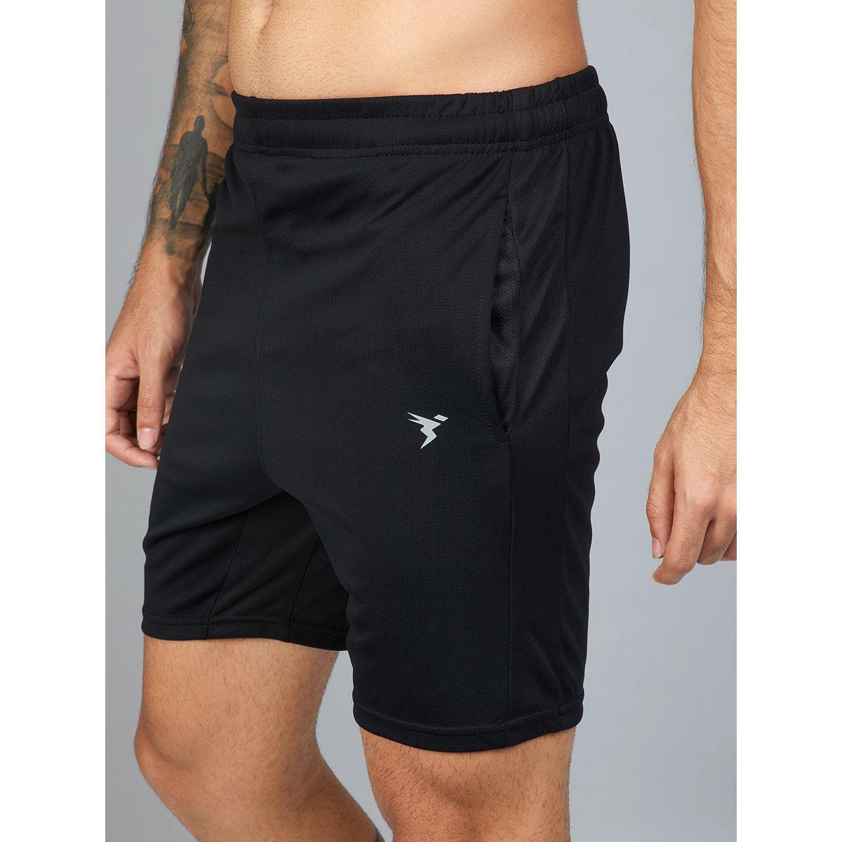 Technosport Solid Mid Rise Regular Fit Shorts-men-clothing-bottoms-shorts-image-2