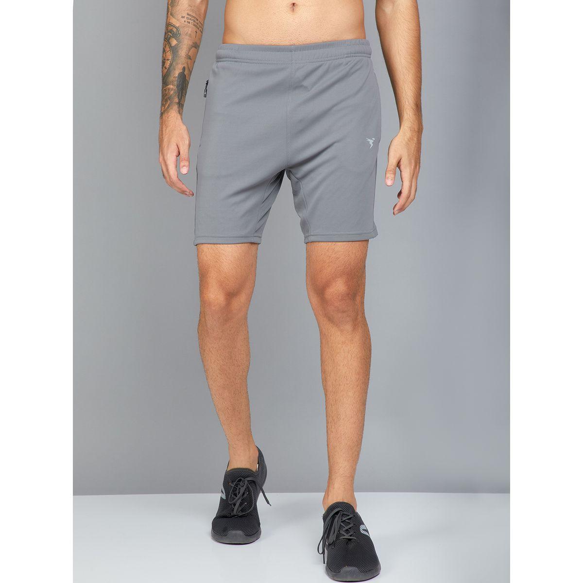 Technosport Solid Mid Rise Regular Fit Shorts-men-clothing-bottoms-shorts-image-1