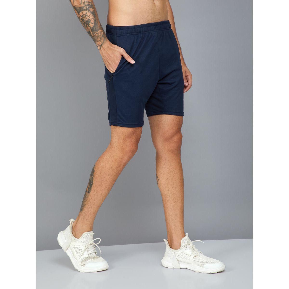 Technosport Solid Regular Fit Shorts-men-clothing-bottoms-shorts-image-2