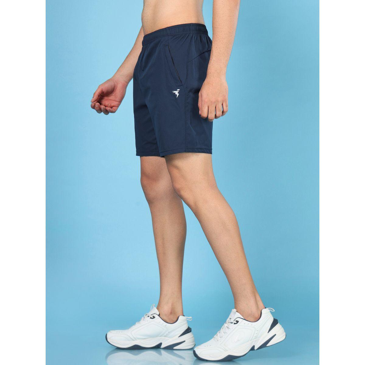 Technosport Solid 2-Way Stretch Shorts-men-clothing-bottoms-shorts-image-1