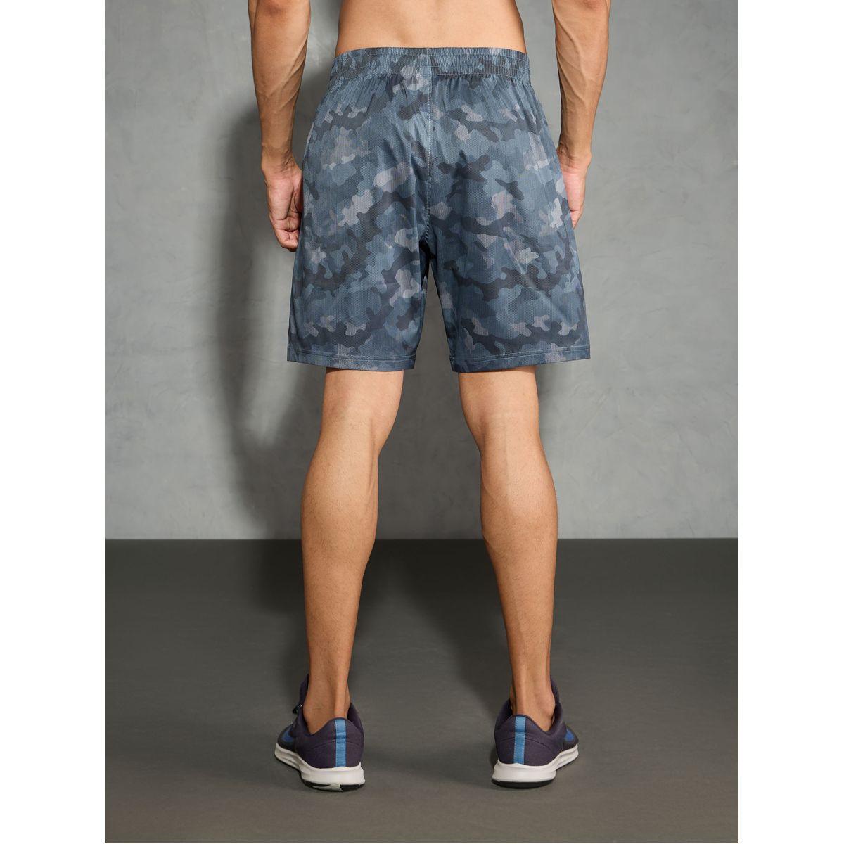 Technosport Solid 2-Way Stretch Camouflage Shorts-sports-men-clothing-bottoms-shorts-image-4