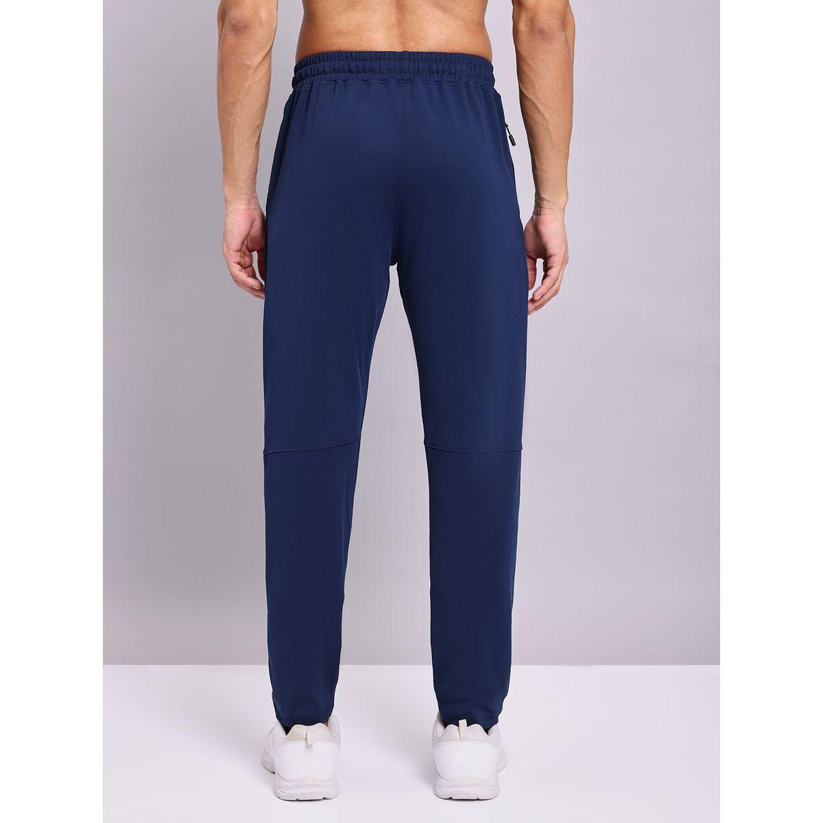 Technosport Men Blue Solid 4-Way Stretch Track Pants-men-clothing-bottoms-joggers-image-4
