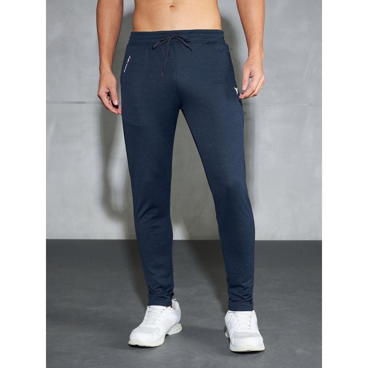 Technosport Solid Mid Rise Stretch Trackpants-men-clothing-sportswearandactivewear-bottoms-image-1