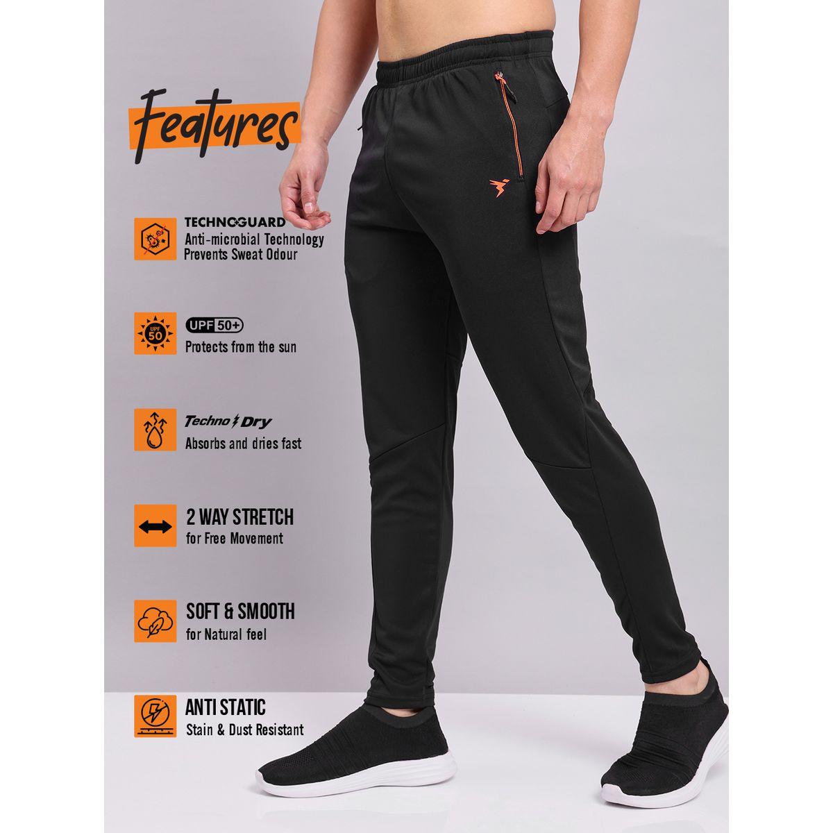 بنطال رياضي سادة بخصر مطاطي-men-clothing-bottoms-joggers-image-5